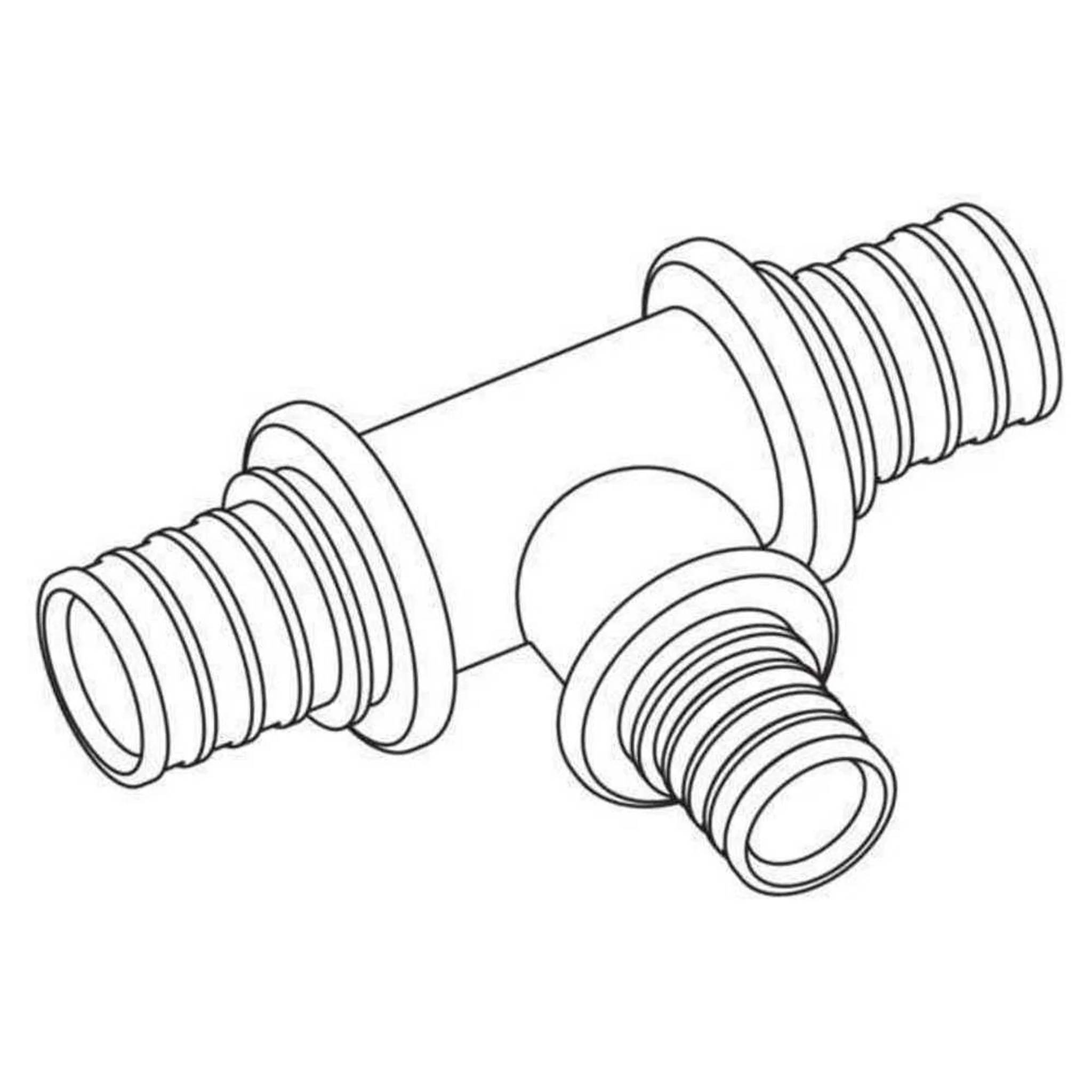 REHAU T-Stück, 32 x 2,9, 32 x 2,9, 32 x 2,9, 1 Stk.