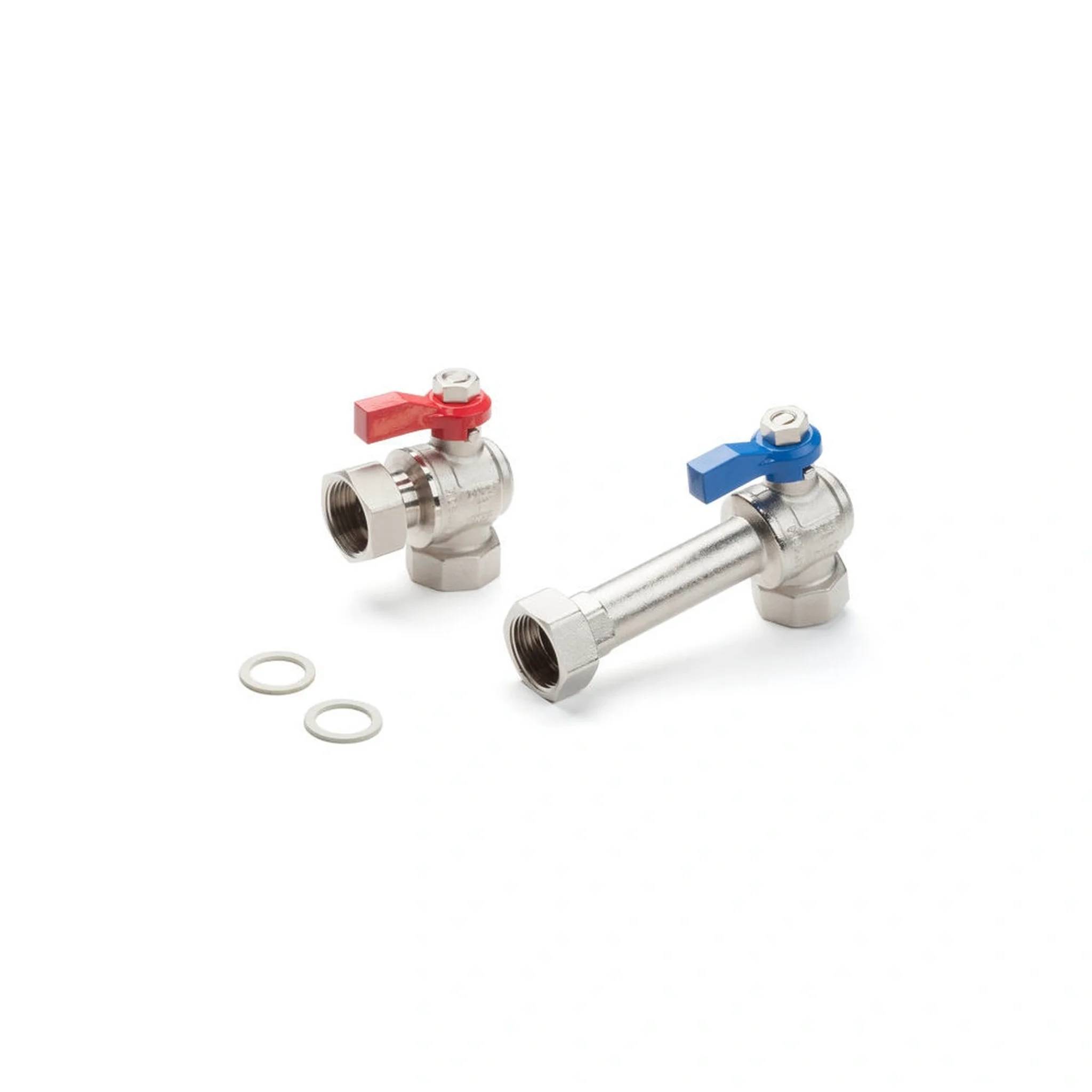 REHAU Eckkugelhahn-Set, G1, HKV/HKV-D/HLV, Edelstahl, 1 Stk.