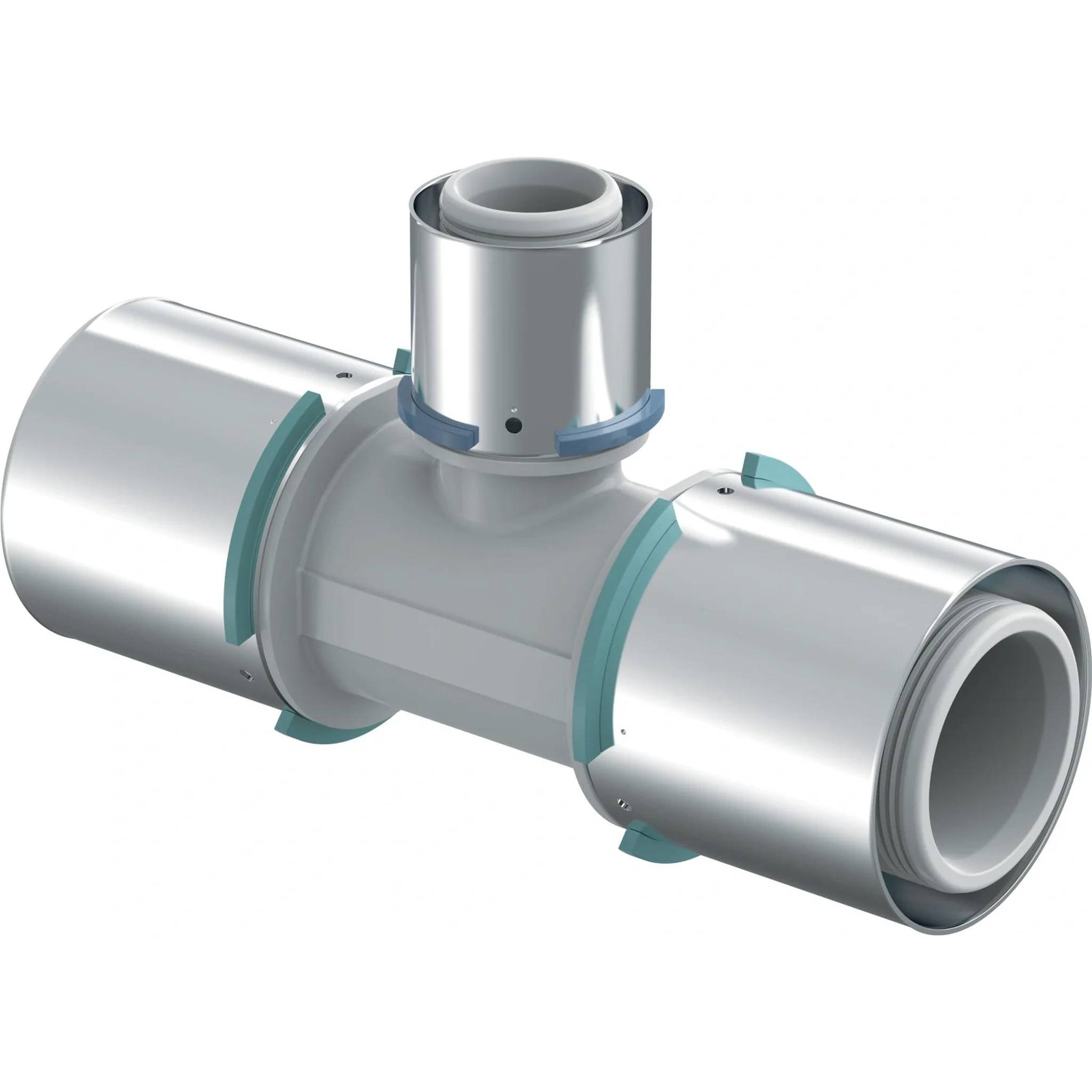 UPONOR S-Press, Verbund, T-Stück, reduziert, PPSU, 63-40-63, 1 Stk.
