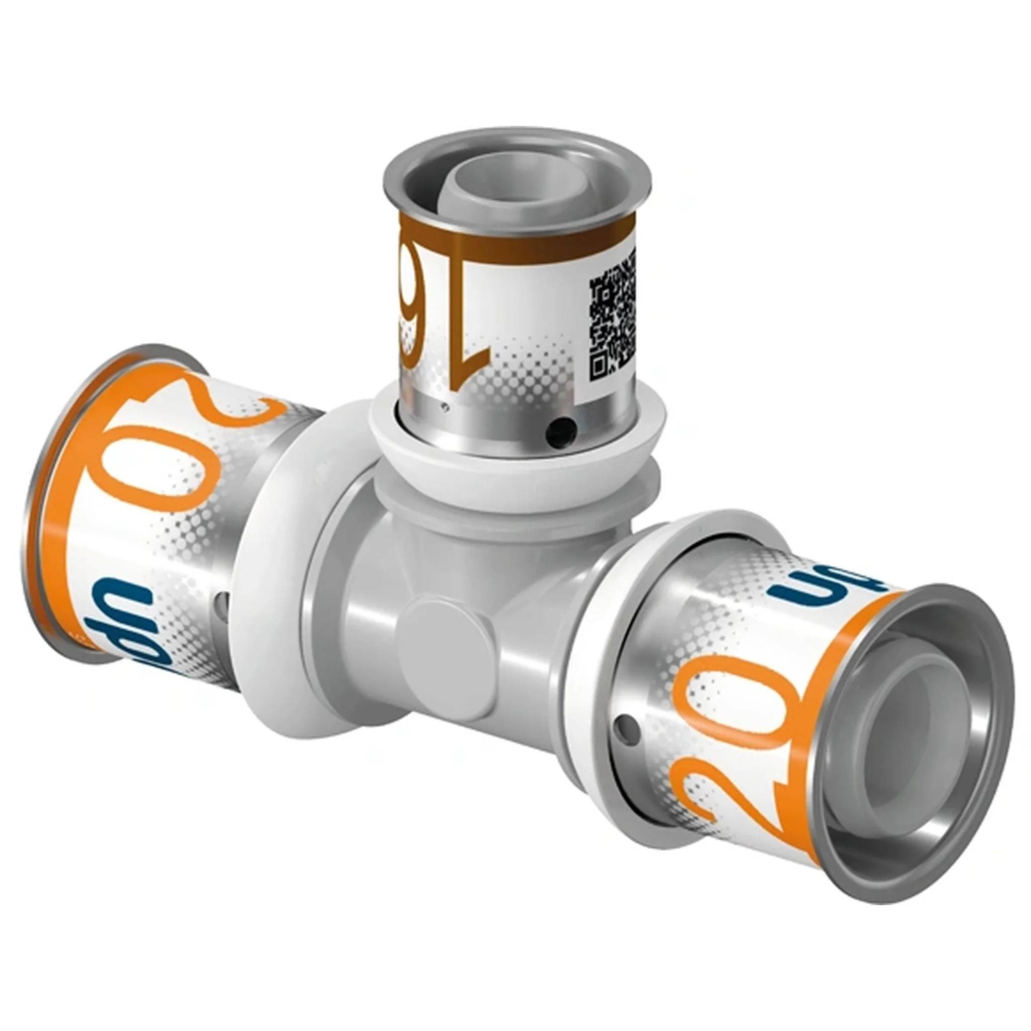 UPONOR S-Press PLUS, T-Stück, reduziert, PPSU, 32-25-25, 1 Stk.