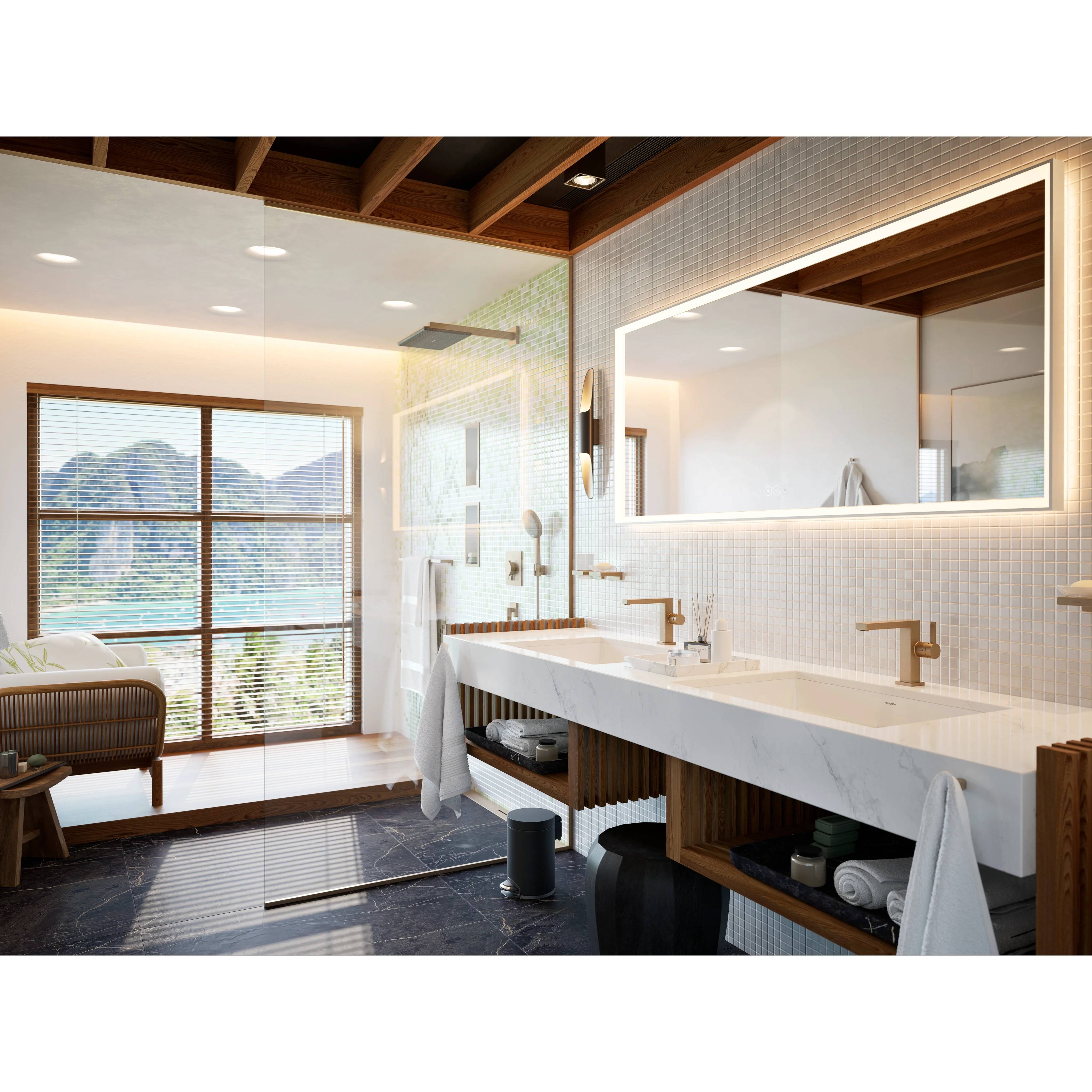 hansgrohe Raindance Alive Q, Kopfbrause, 210/340, 1jet, Brushed Bronze, 1 Stk.