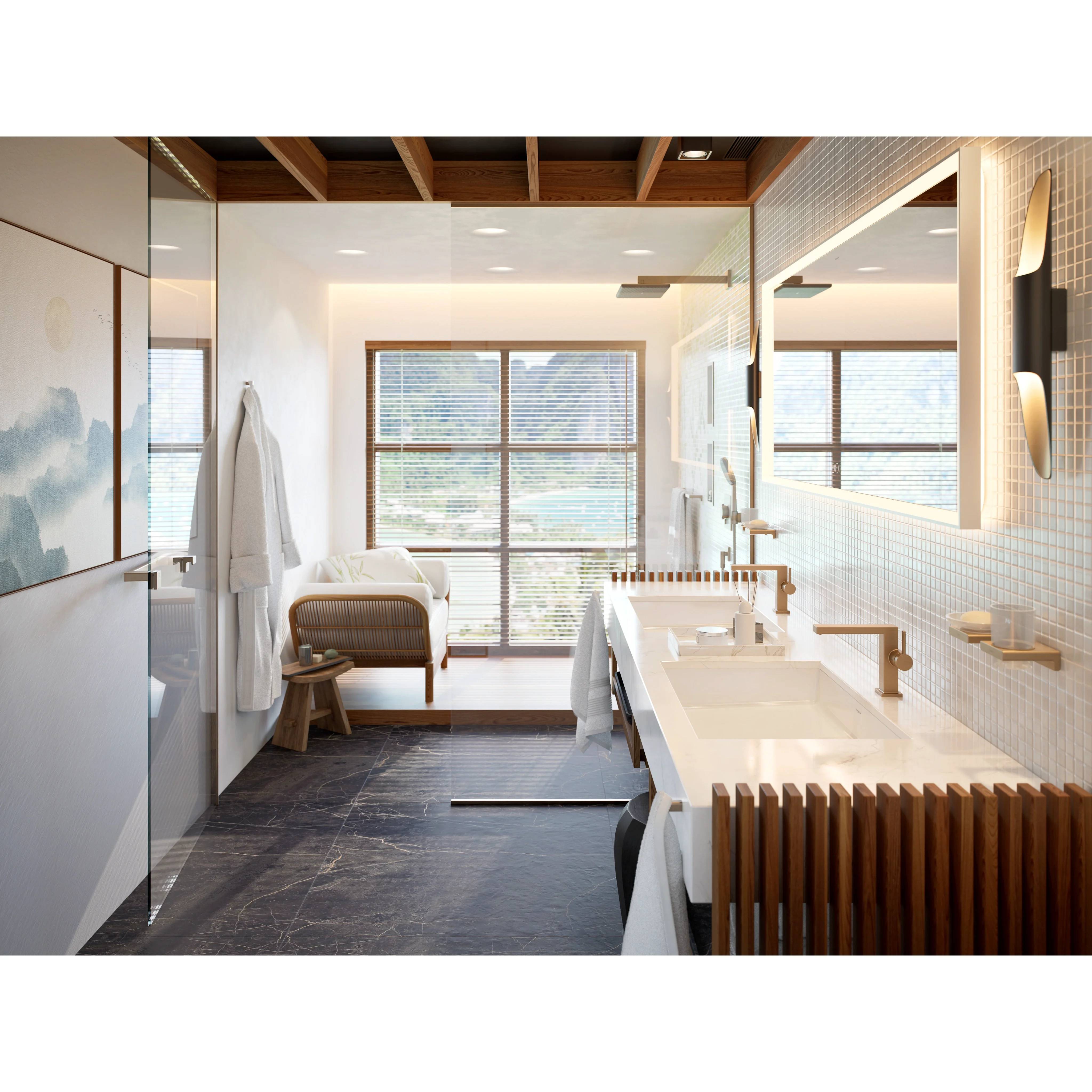 hansgrohe Raindance Alive Q, Kopfbrause, 210/340, 1jet, Brushed Bronze, 1 Stk.