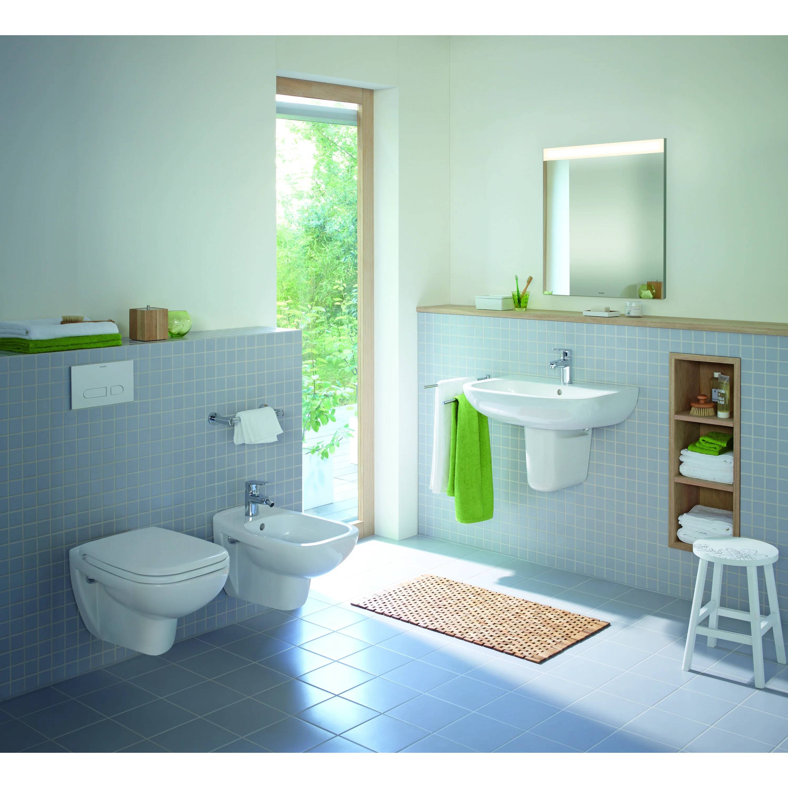 Duravit D-Code Waschtisch, Weiß Hochglanz, 650 mm, 23106500002, 1 Stk.