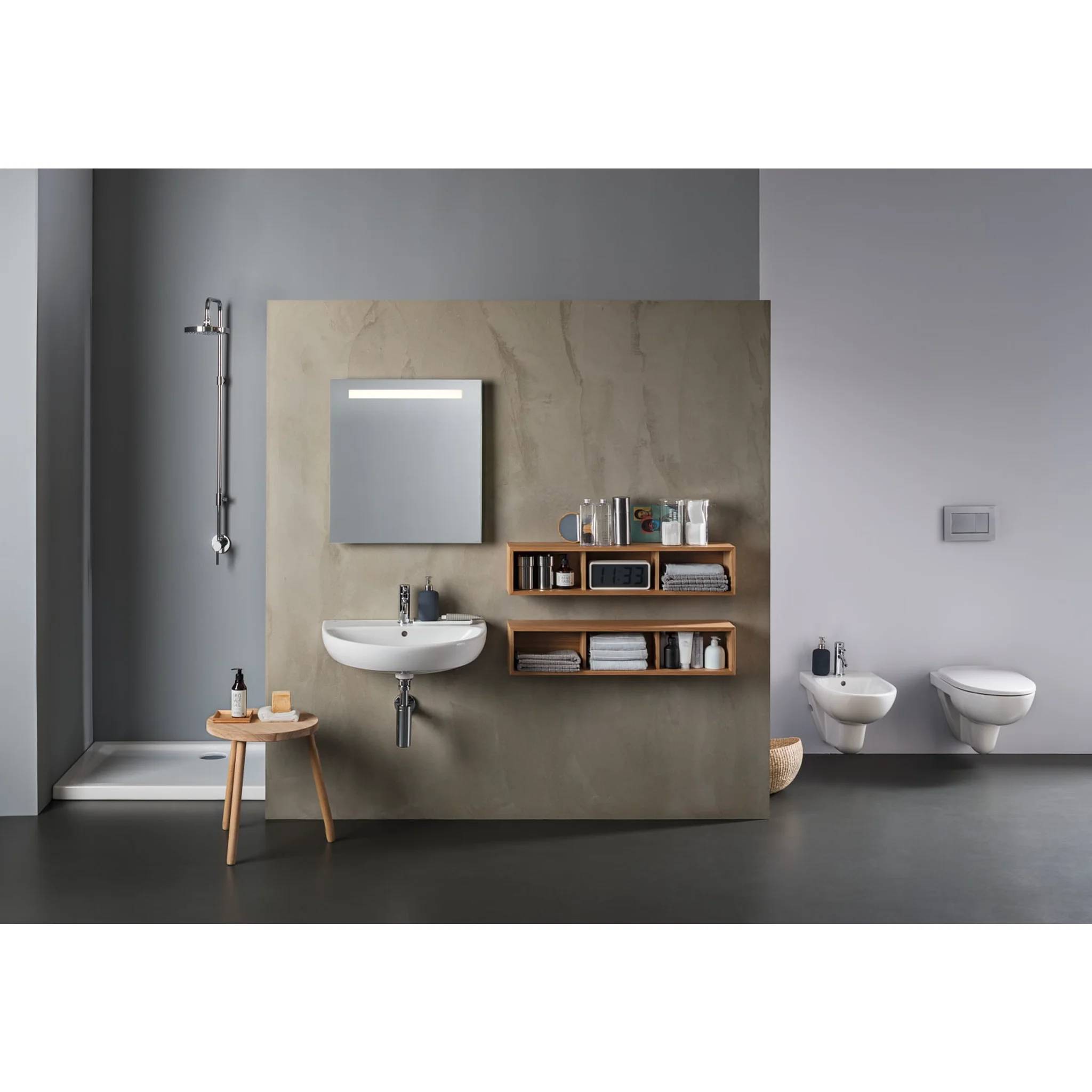 Geberit Betätigungsplatte Sigma20 2-Mengen mattchrom-lackiert/glanzchrom, 1 Stk.