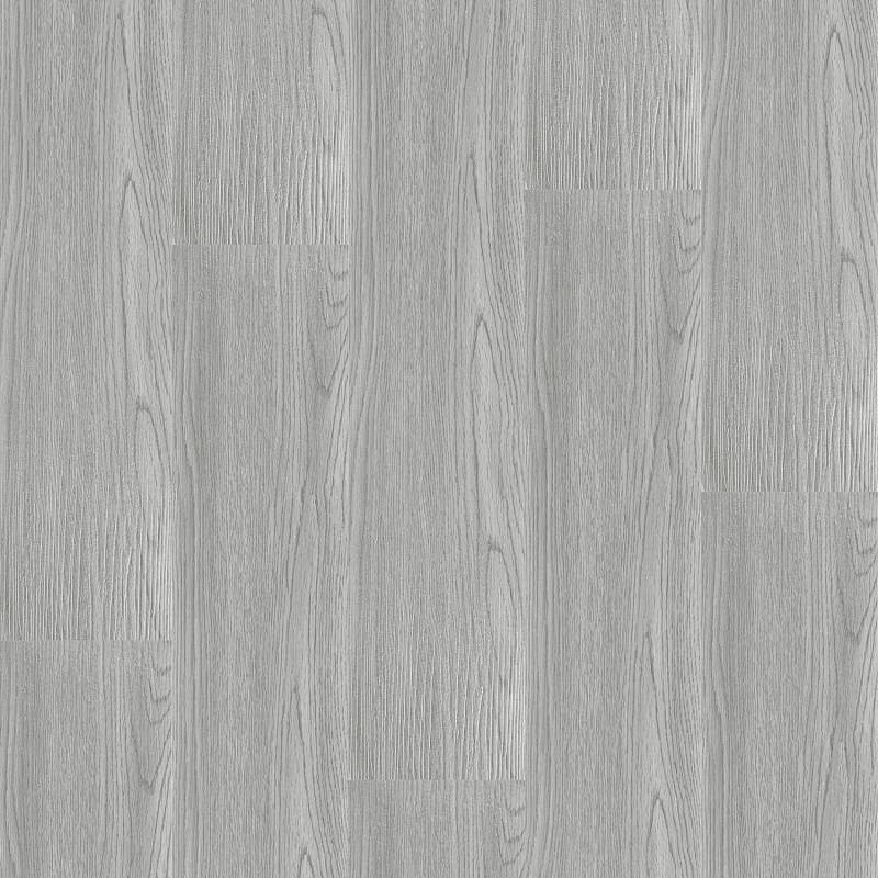 Eine Nahaufnahme einer hellgrauen Holzmaserungstextur auf einer Oberfläche mit subtilen linearen Mustern für einen natürlichen, modernen Look.