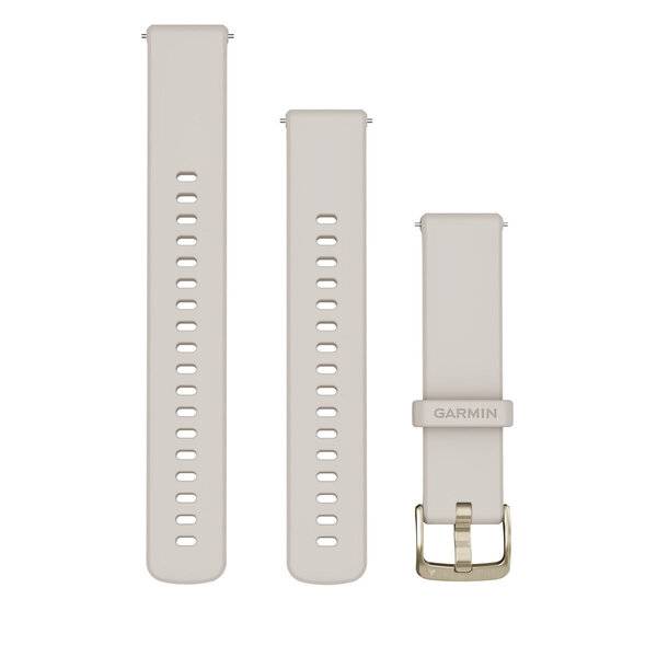 Garmin Schnellwechsel-Armband, Silikon Elfenbein/Softgold 18mm