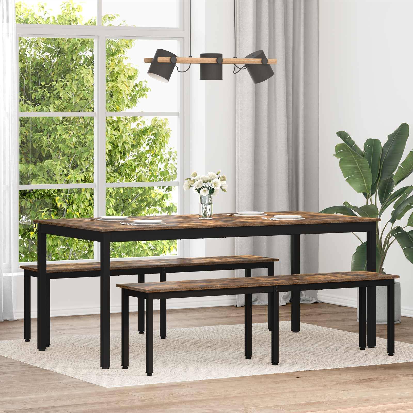 vidaXL Esstische 2 pcs 180 x 90 x 75 cm Holzwerkstoff