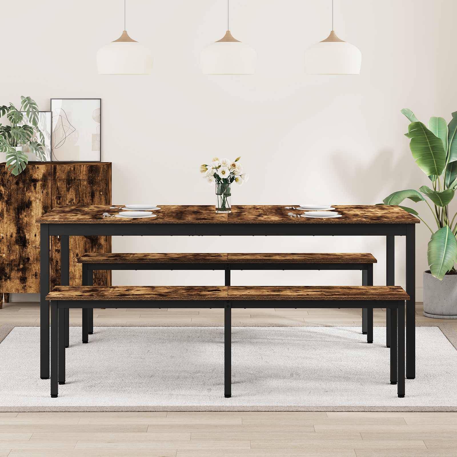 vidaXL Esstische 2 pcs 180 x 90 x 75 cm Holzwerkstoff