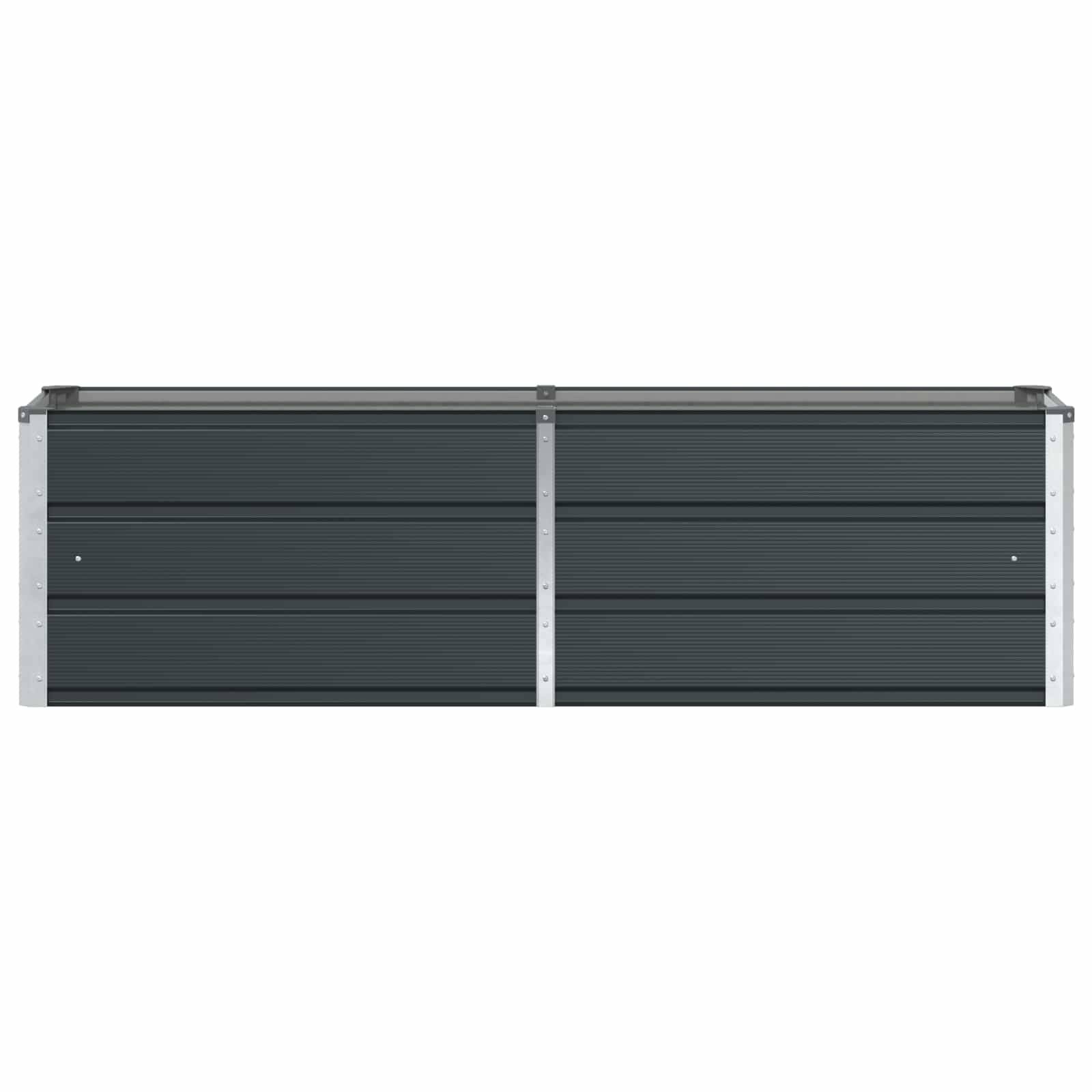 vidaXL Pflanzkübel Anthrazit 160 x 40 x 45 cm Stahl