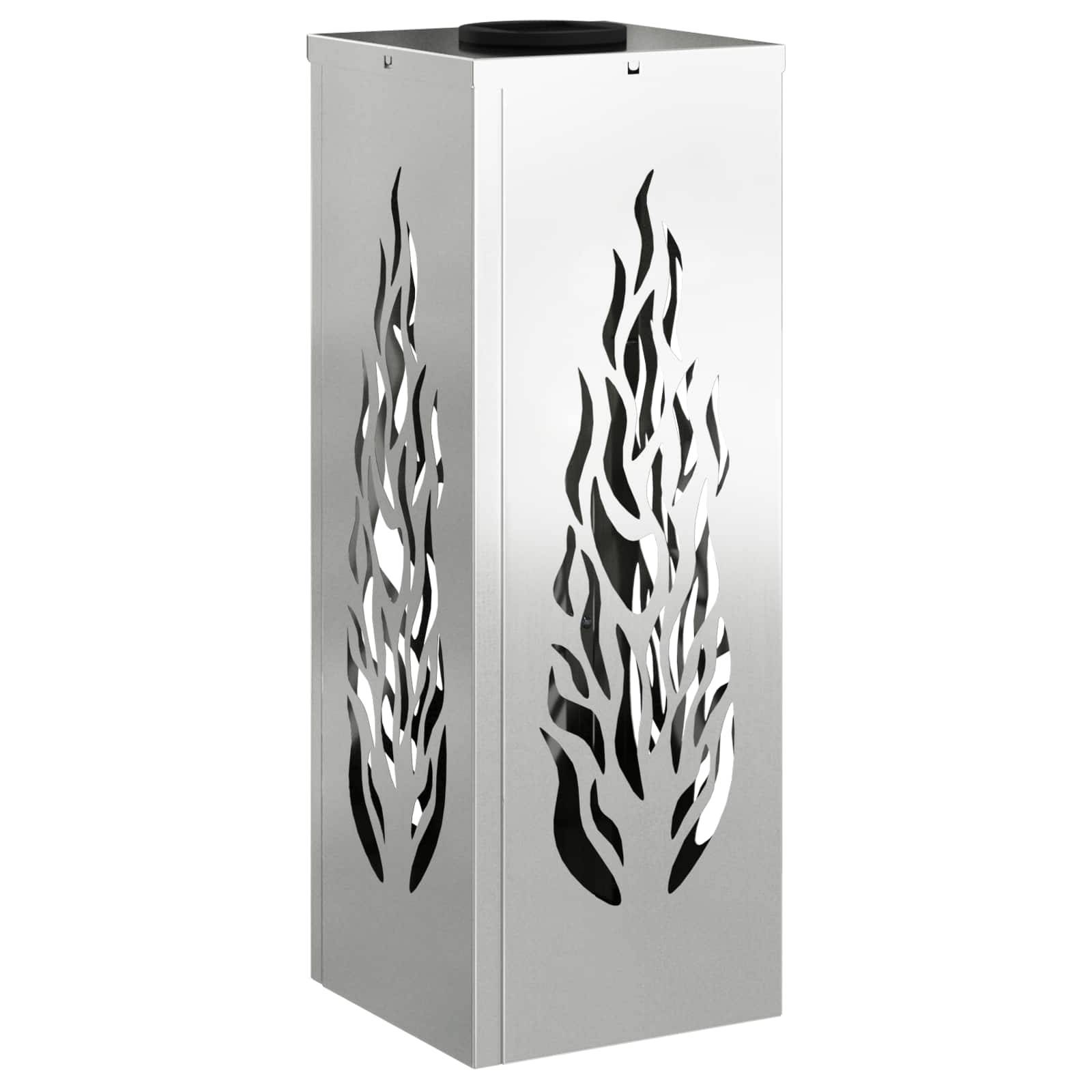 vidaXL Solar LED Weg Licht 2 pcs Silber Galvanisiertes Stahl