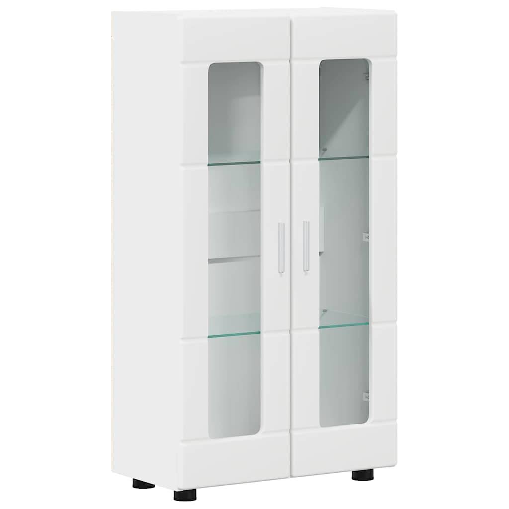 vidaXL Sideboard mit Tür FLORIN Weiß 55,5 x 29 x 100 cm Holzwerkstoff
