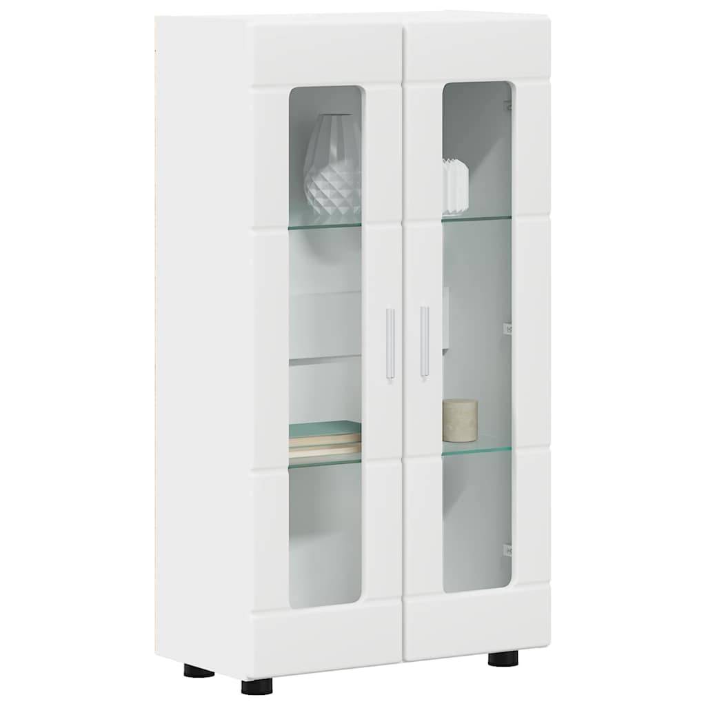 vidaXL Sideboard mit Tür FLORIN Weiß 55,5 x 29 x 100 cm Holzwerkstoff