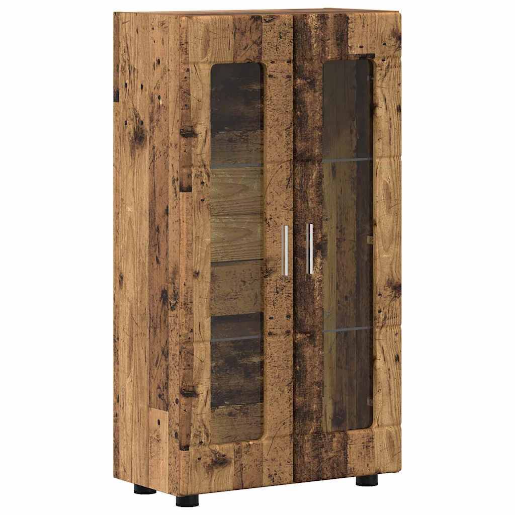vidaXL Sideboard FLORIN Altholz 55,5 x 29 x 100 cm Holzwerkstoff