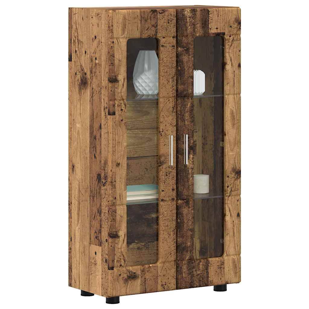 vidaXL Sideboard FLORIN Altholz 55,5 x 29 x 100 cm Holzwerkstoff