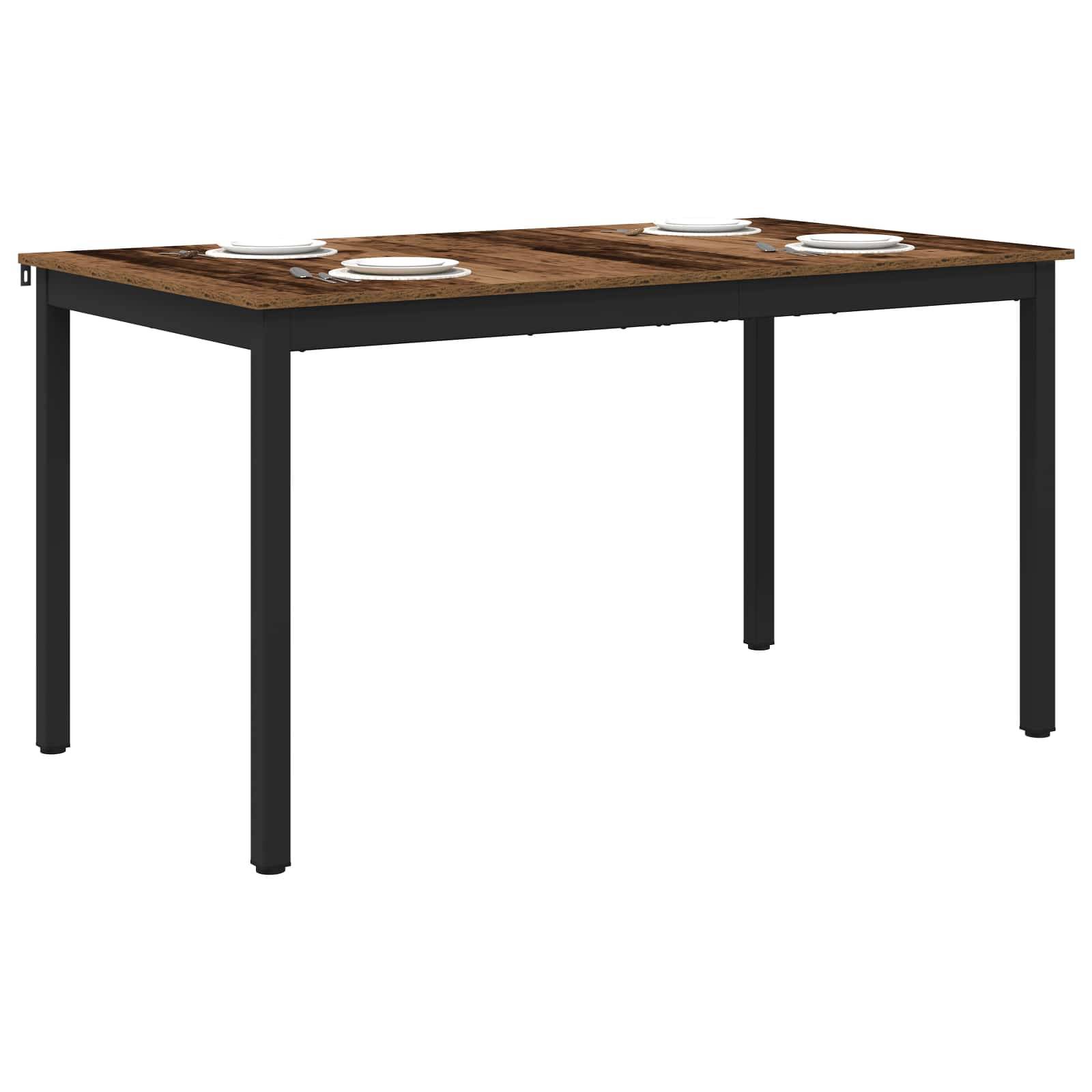 vidaXL Esstische 140 x 80 x 75 cm METALL