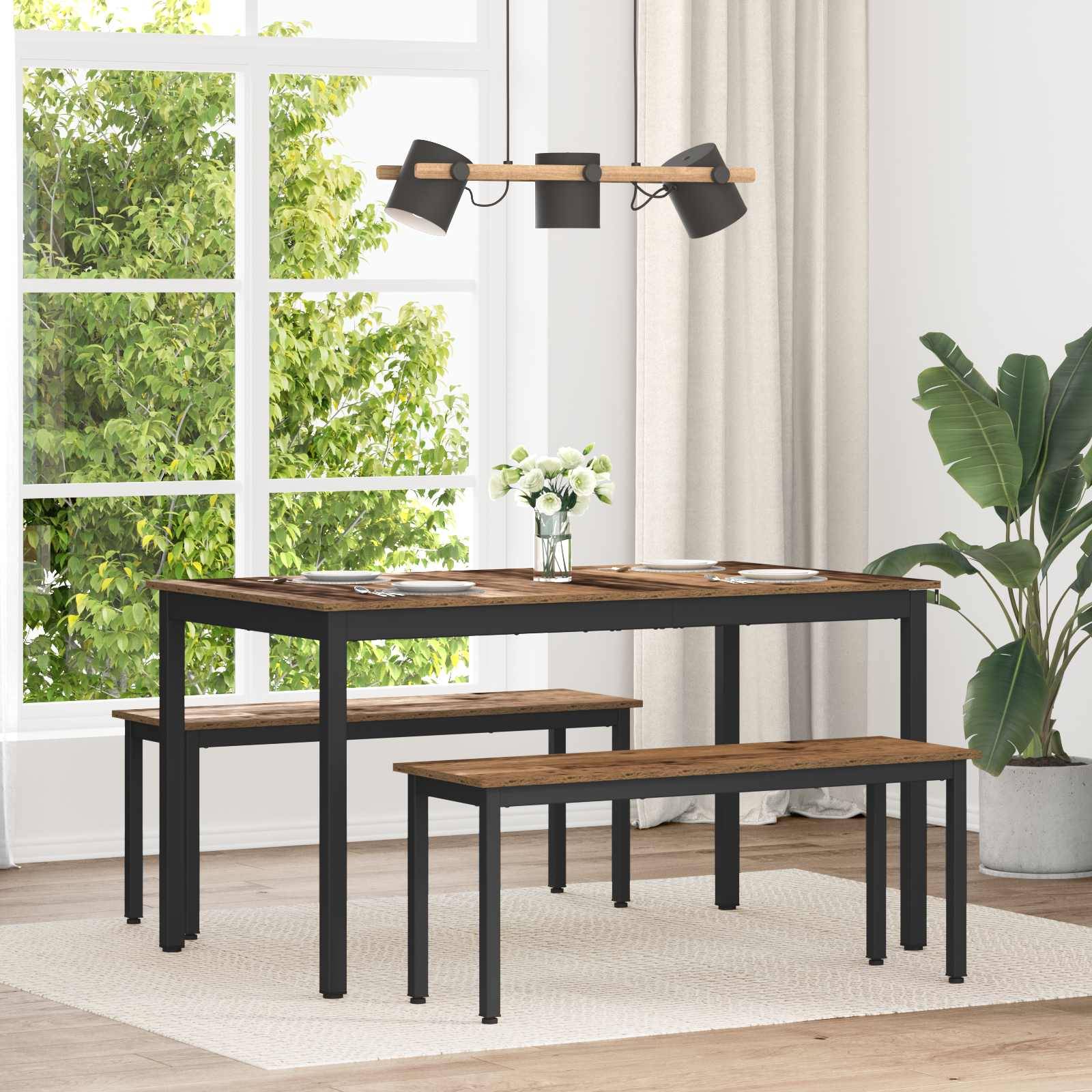 vidaXL Esstische 140 x 80 x 75 cm METALL