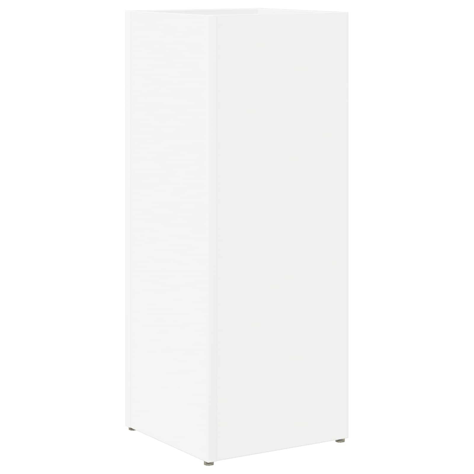 vidaXL Sonnenschirmhalter Weiß 25 x 24,5 x 64 cm Holzwerkstoff