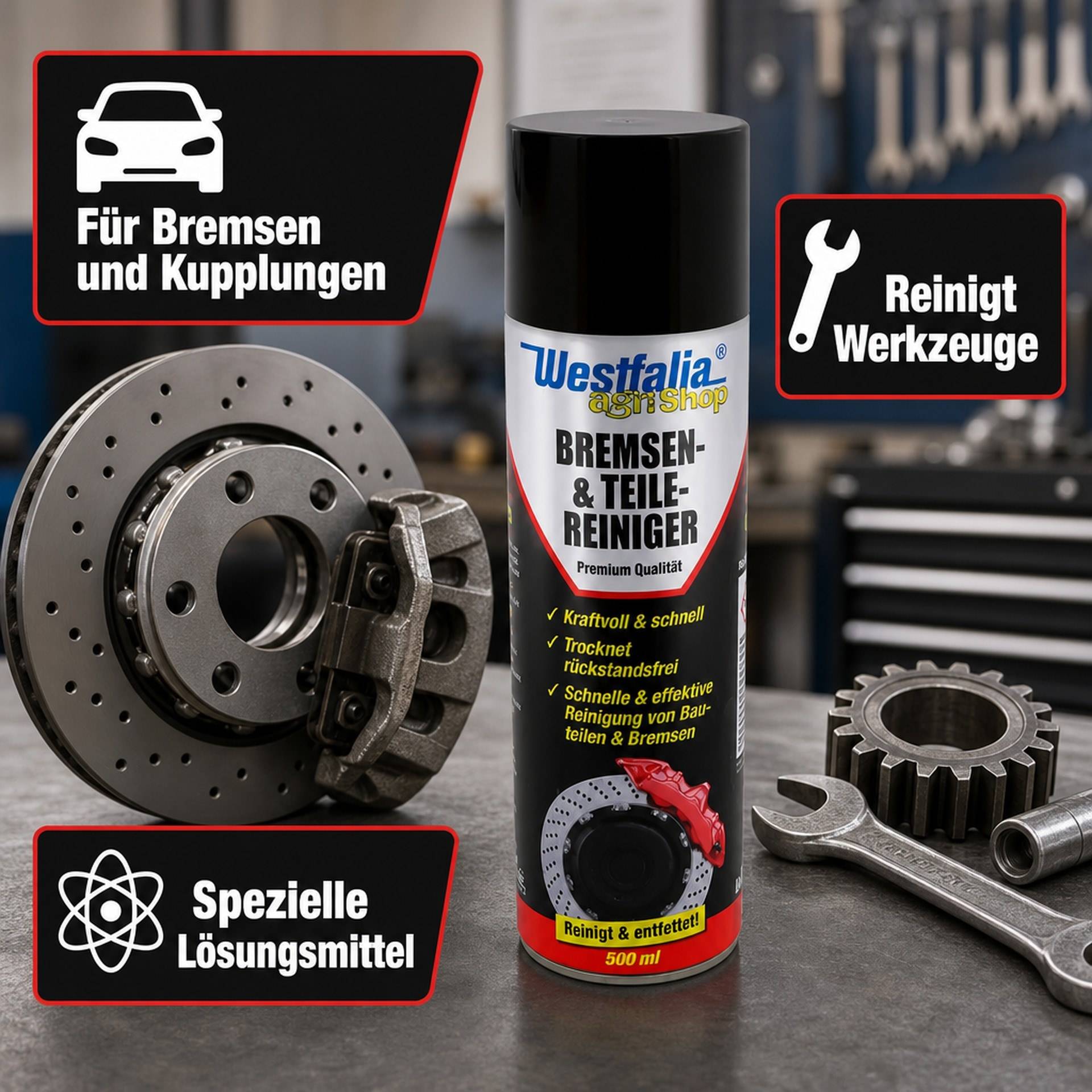 Bremsenreiniger, 1 x 500 ml