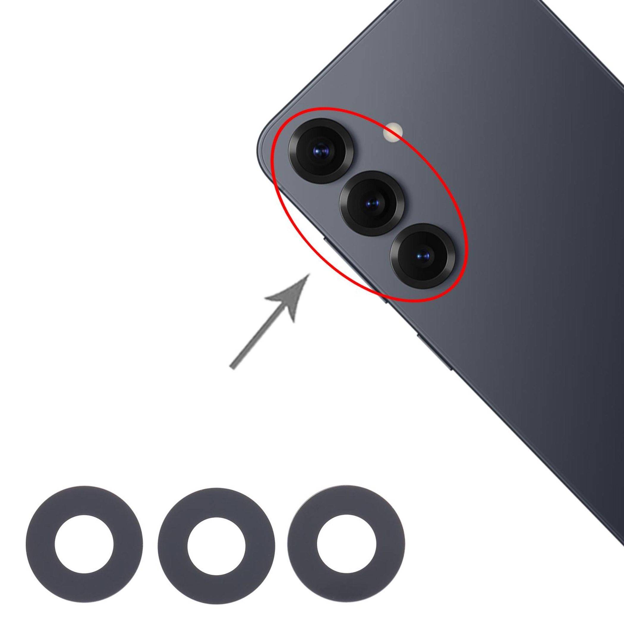 Eine Smartphone-Ecke, die drei Rückkamera-Objektive hervorhebt und einen Fokus auf fortschrittliche Fotografie-Funktionen andeutet.