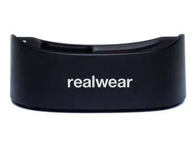 Ein schwarzes tragbares Gerät mit dem Aufdruck 