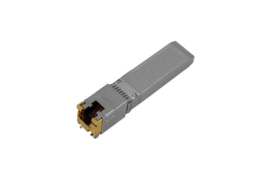 eneo NSFP-00100RJ45, SFP Modul, Transceiver, RJ45 Anschluss, Cat.6A, Unterstützt 10G/5G/2.5G/1G Ethernet, Bis 50 m über