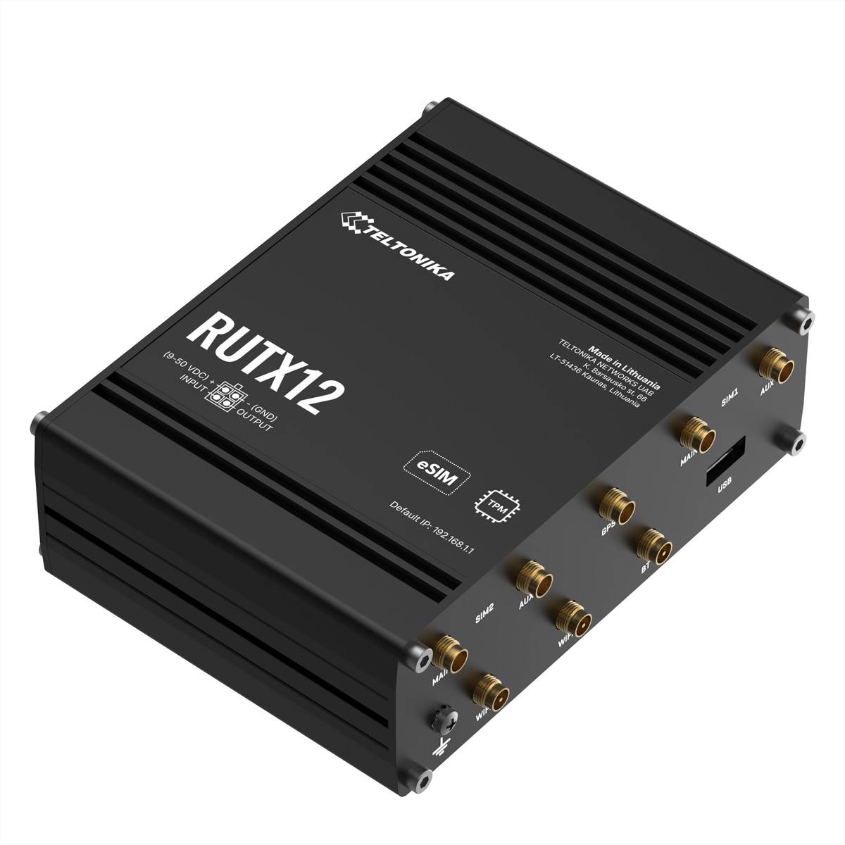 TELTONIKA RUTX12 4G Router eSIM
