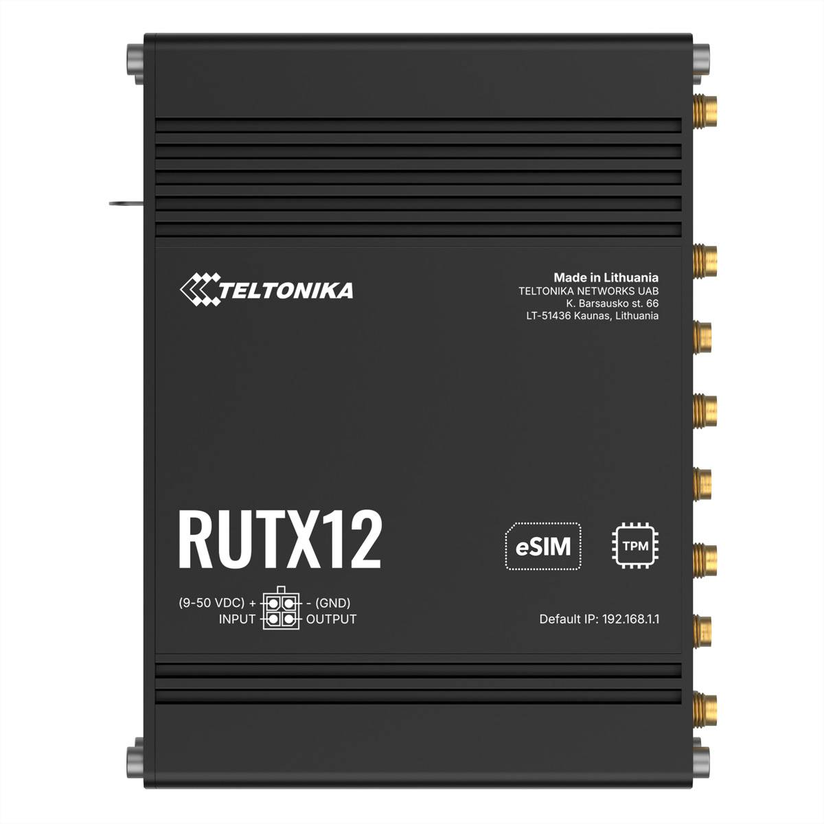 TELTONIKA RUTX12 4G Router eSIM