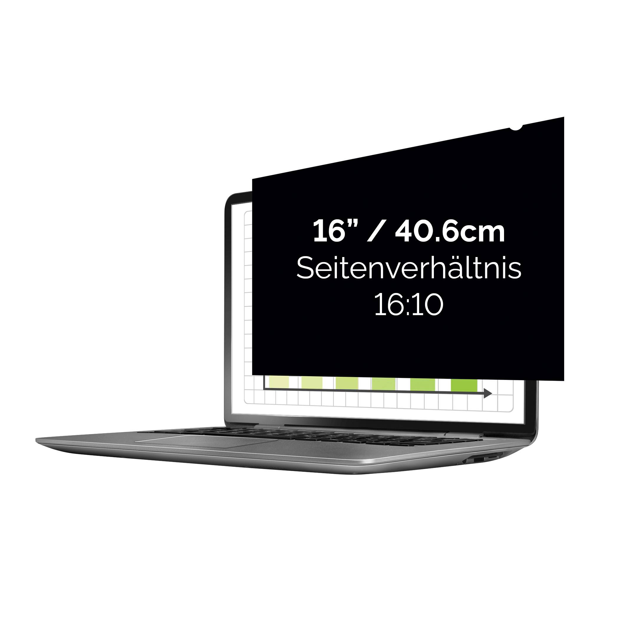 Fellowes PrivaScreen™ Black Out Sichtschutzfilter Blendschutz Blaulichtfilter...
