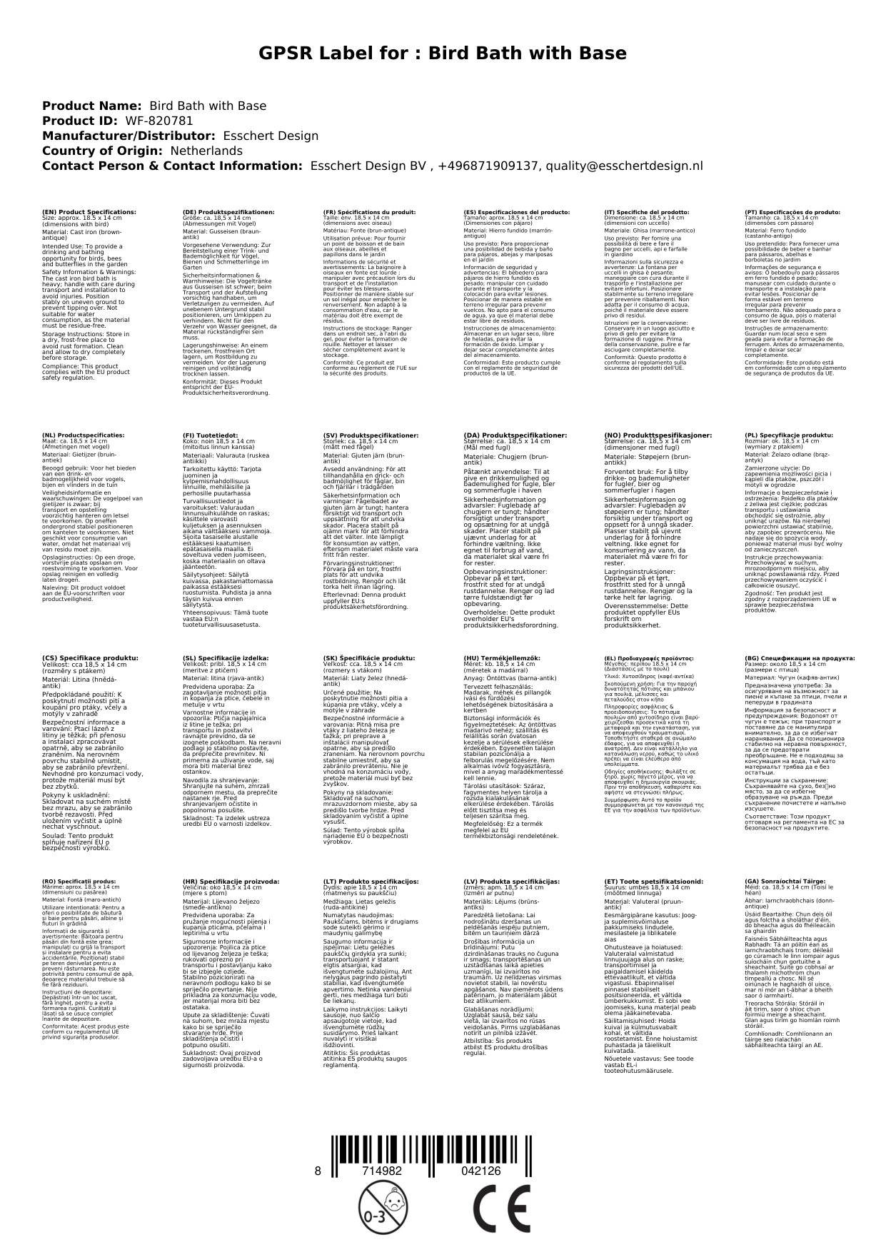 Ein Raster von Textspalten mit kurzen Beschreibungen und Codes von Objektklassen, die bei Bildannotationsaufgaben verwendet werden.