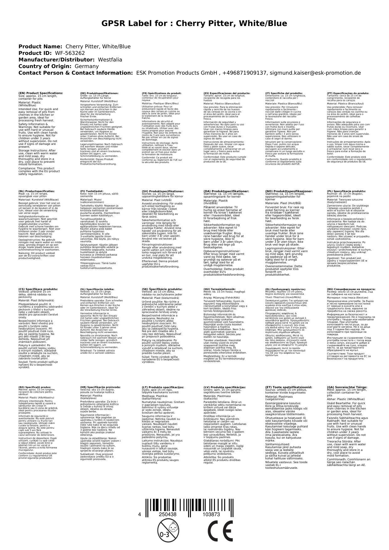 Ein Raster aus 5x5 Feldern mit verschiedenen Texteinträgen, wobei jeder Eintrag nummerierte Listen von 001 bis 025 enthält. Jeder Eintrag beschreibt einen einzigartigen Gegenstand.