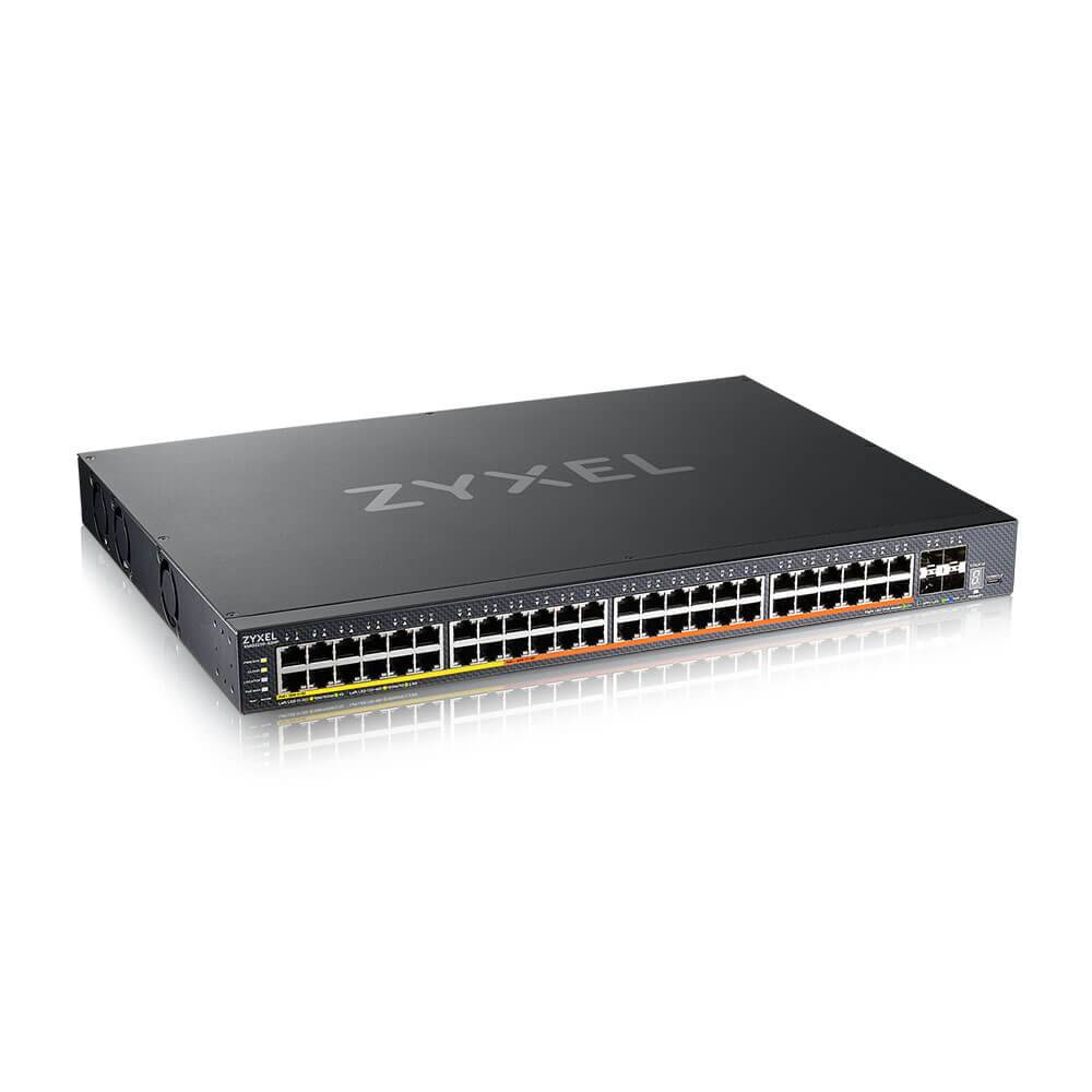 Zyxel XMG2230-52HP, Managed, L2/L3, 2.5G Ethernet (100/1000/2500), Power over Ethernet (PoE), Rack-Einbau, 1U