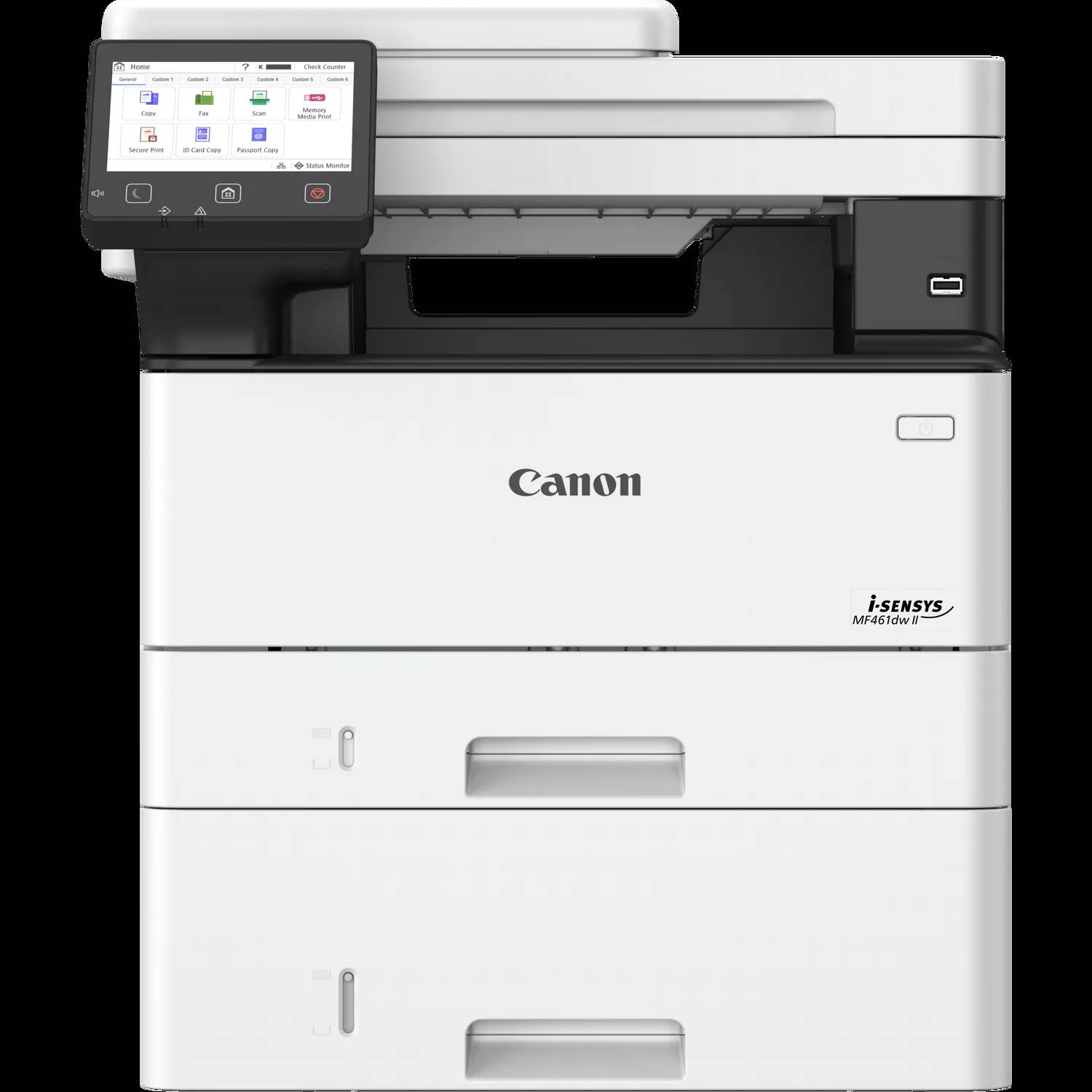 Canon imageRUNNER i-SENSYS Multifunktionsdrucker mit Touchscreen-Bedienfeld und zwei Papierkassetten