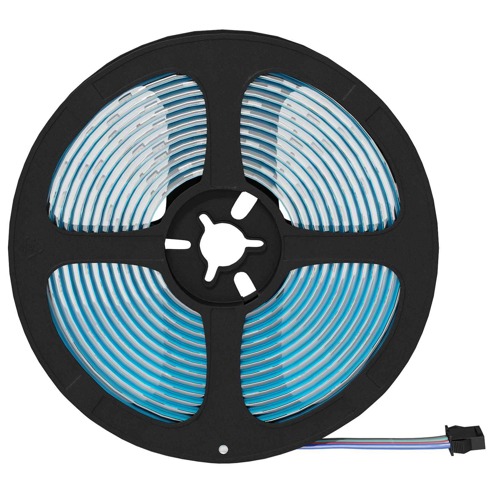 vidaXL LED Streifen 12 pcs Schwarz und Transparent 4700 mm