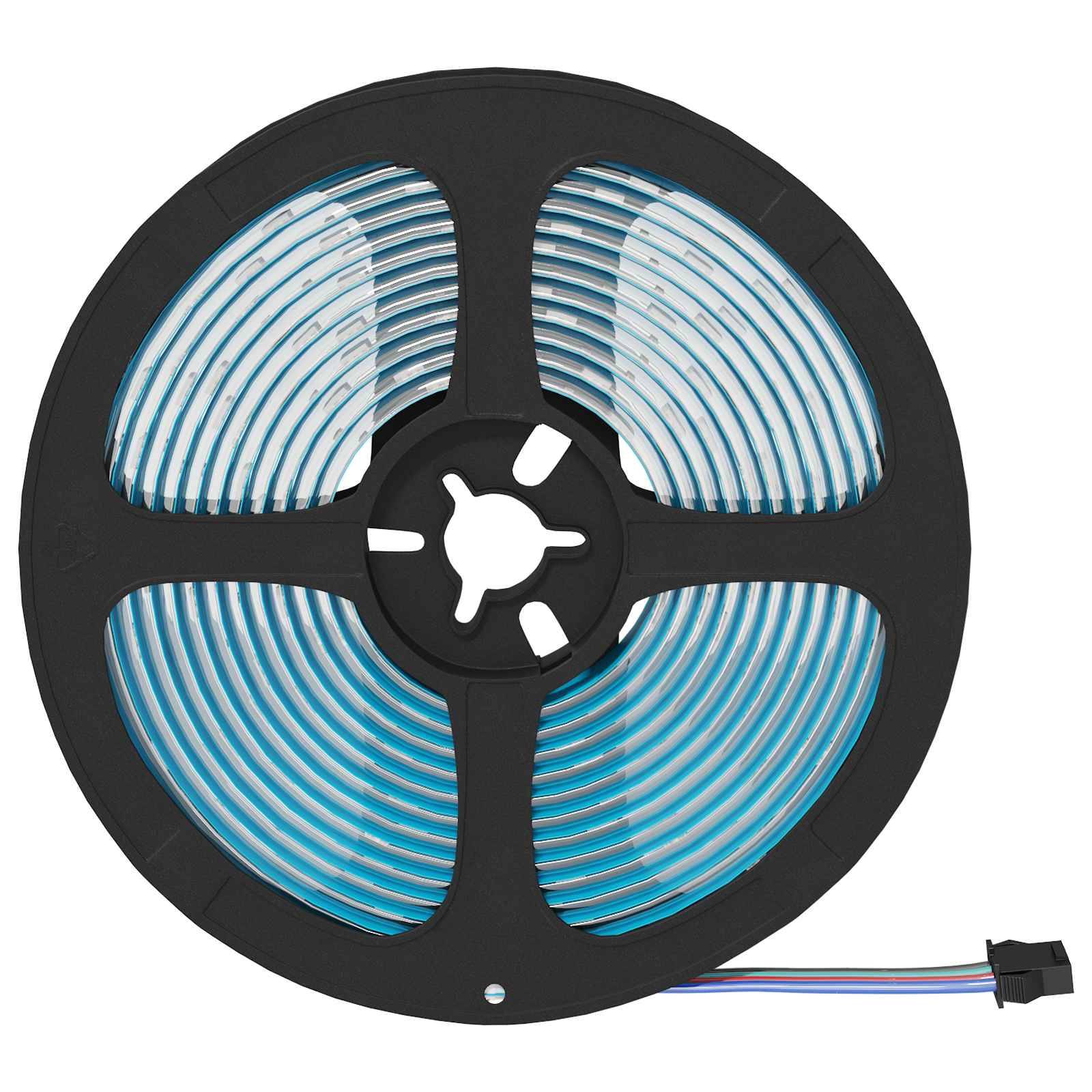 vidaXL LED Streifen 12 pcs Schwarz und Transparent 5100 mm
