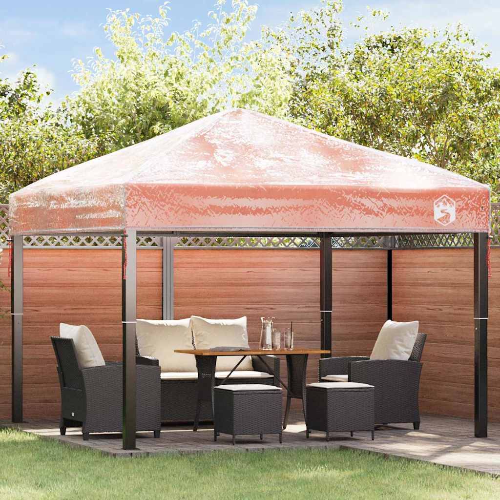 vidaXL Ersatzbezug für Pavillon 300 x 300 x 26 cm Transparent PVC