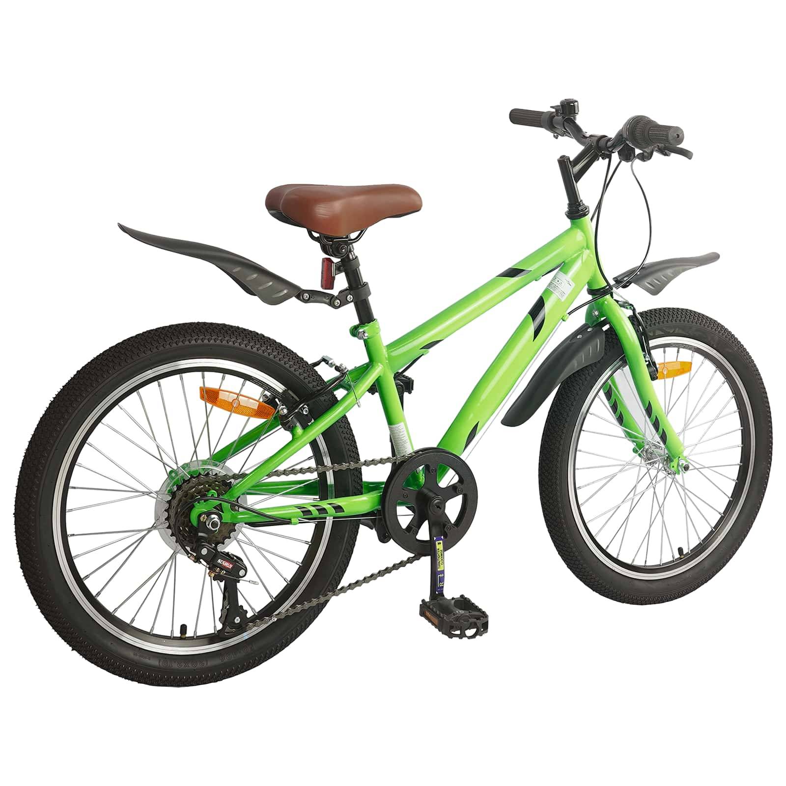 vidaXL Kinderfahrrad 20 Zoll 6-Speed für 6-11 Jahre alt Grün