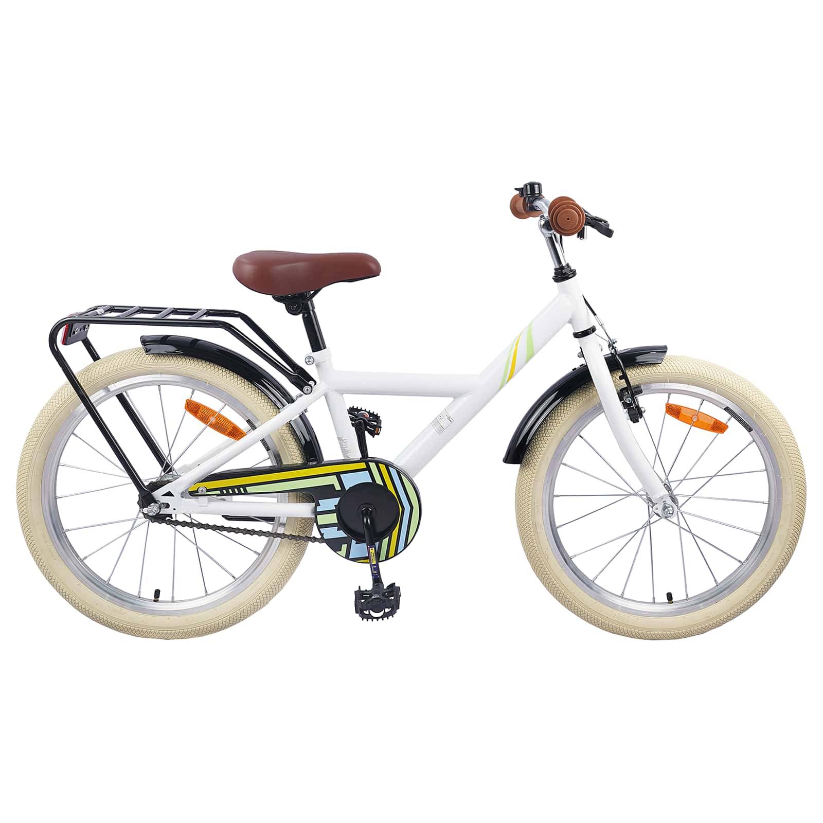 vidaXL Kinderfahrrad 24 Zoll für 8-12 Jahre alt Weiß