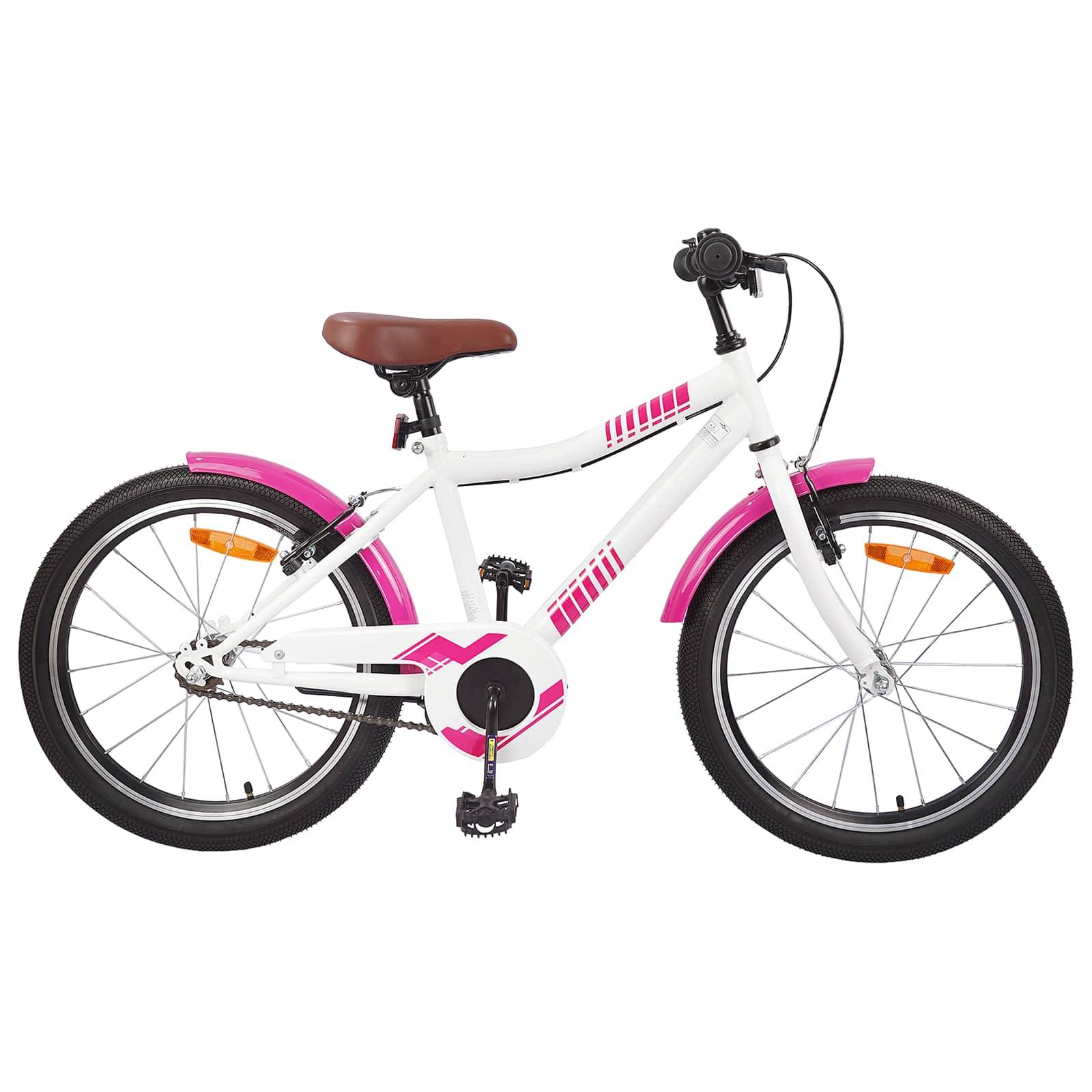 vidaXL Kinderfahrrad 18 Zoll für 5-7 Jahre alt Rosa