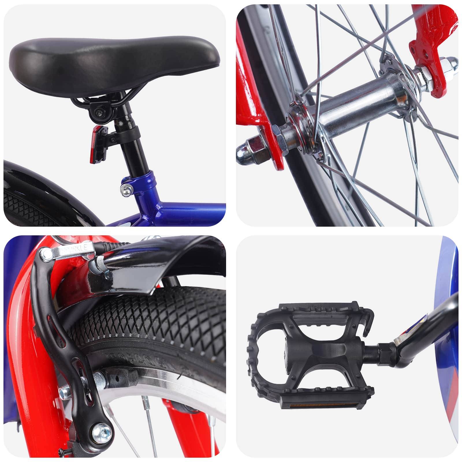 vidaXL Kinderfahrrad 20 Zoll für 6-11 Jahre alt Dunkelblau