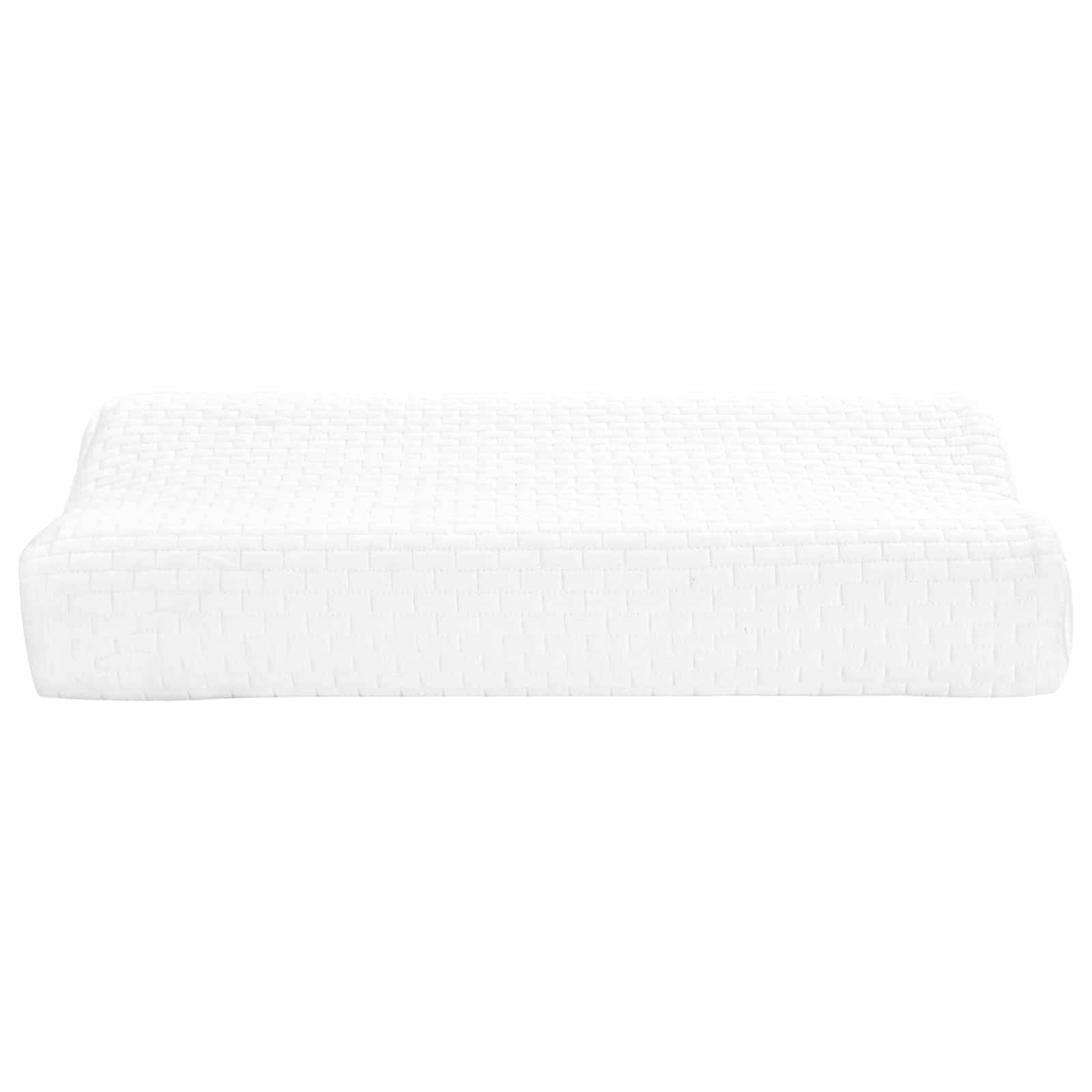 vidaXL Schlafkissen Uni Weiß 50 x 30 x 10,5 cm Viscoschaum