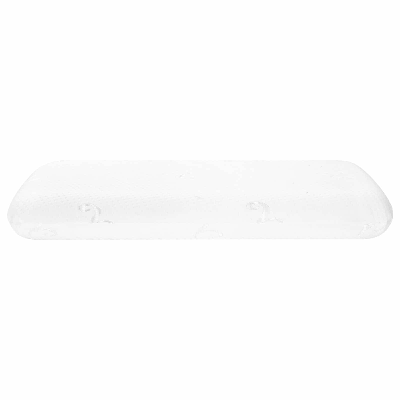 vidaXL Schlafkissen Uni Weiß 70 x 36 x 7 cm Viscoschaum