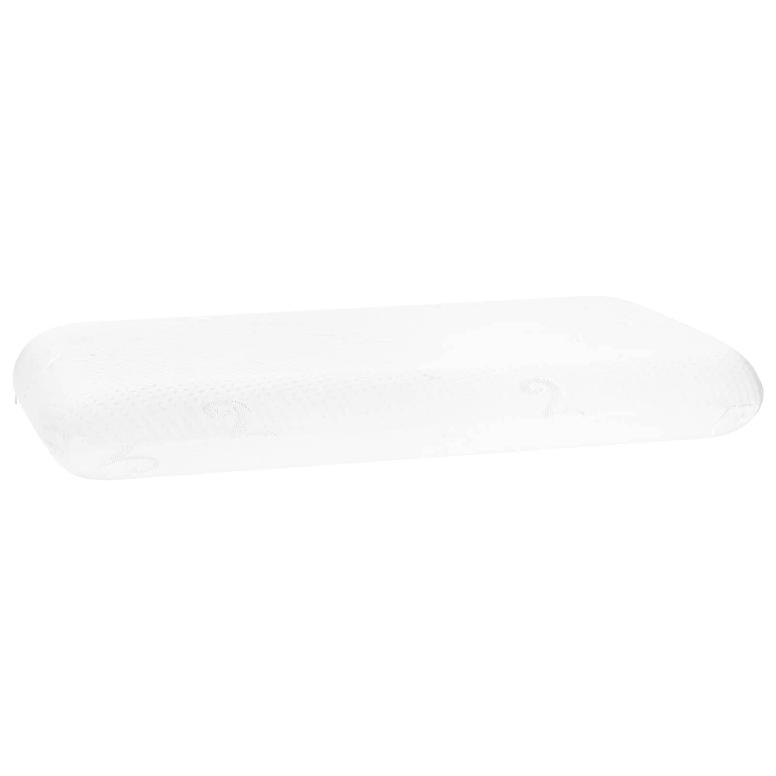 vidaXL Schlafkissen Uni Weiß 70 x 36 x 7 cm Viscoschaum