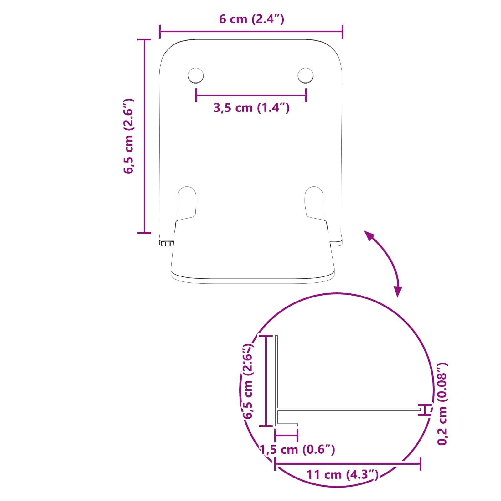 vidaXL Schwebendes Regal mit Regal 8 pcs Senfgelb 6 x 10,8 x 6,6 cm