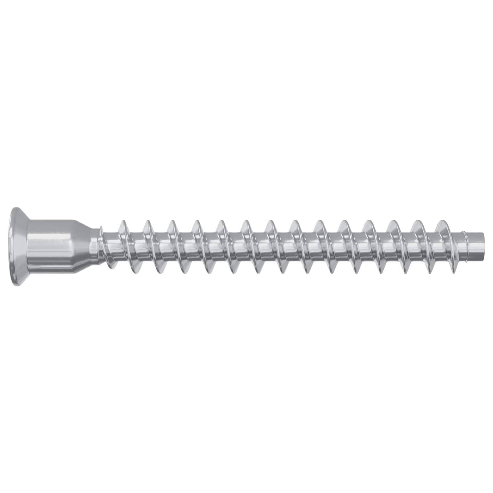 vidaXL Confirmat-Schrauben 2 pcs Silber Ø7 x 58 mm Metall