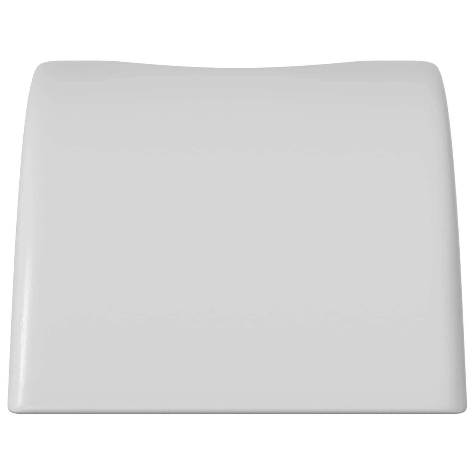 vidaXL Halbmond-Unterlegscheibe 2 pcs Weiß M6 Polypropylen