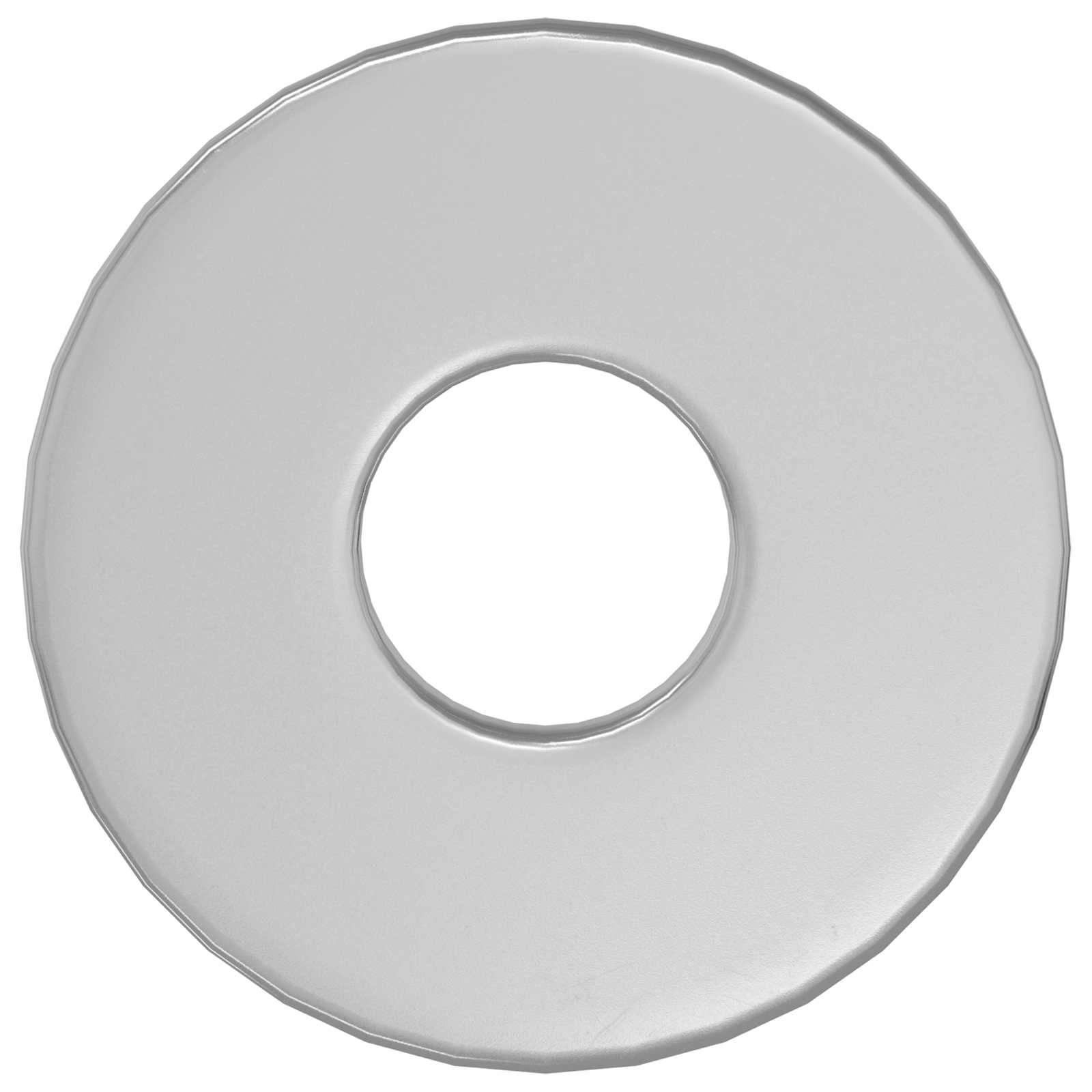vidaXL Unterlegscheiben 2 pcs Silber 18 x 18 x 1,2 mm Eisen