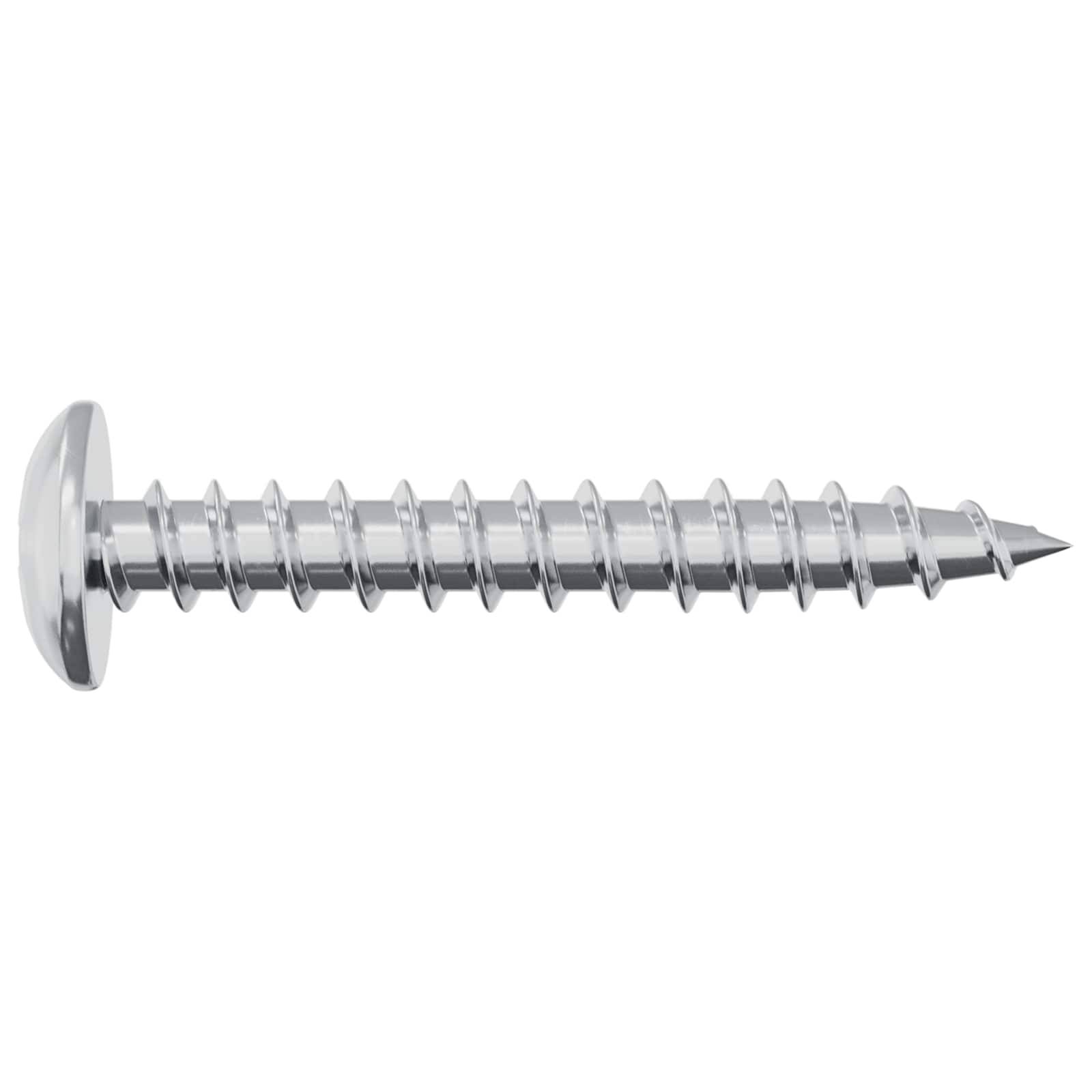 vidaXL Holzschraube 2 pcs Silber M4 x 28 mm Eisen