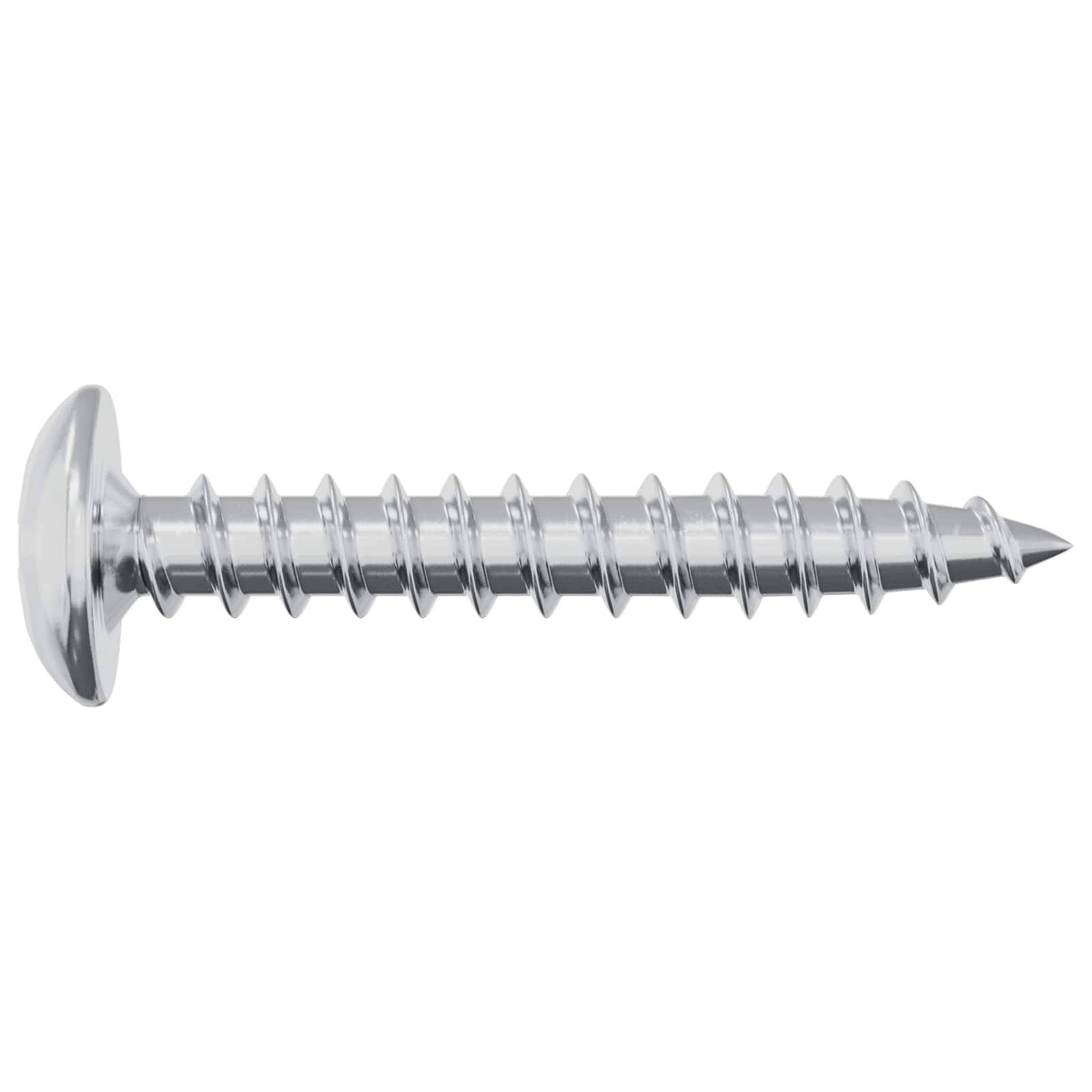 vidaXL Holzschrauben 2 pcs Silber M4 x 25 mm Stahl