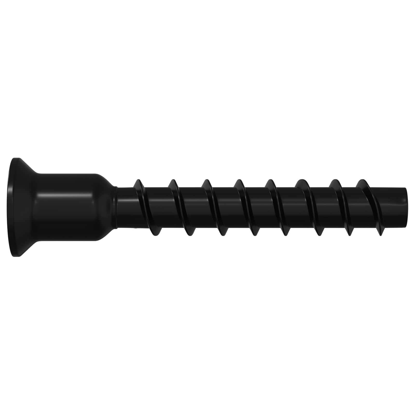 vidaXL Steckkappen-Schraube 12 pcs Schwarz 7 x 40 mm Eisen