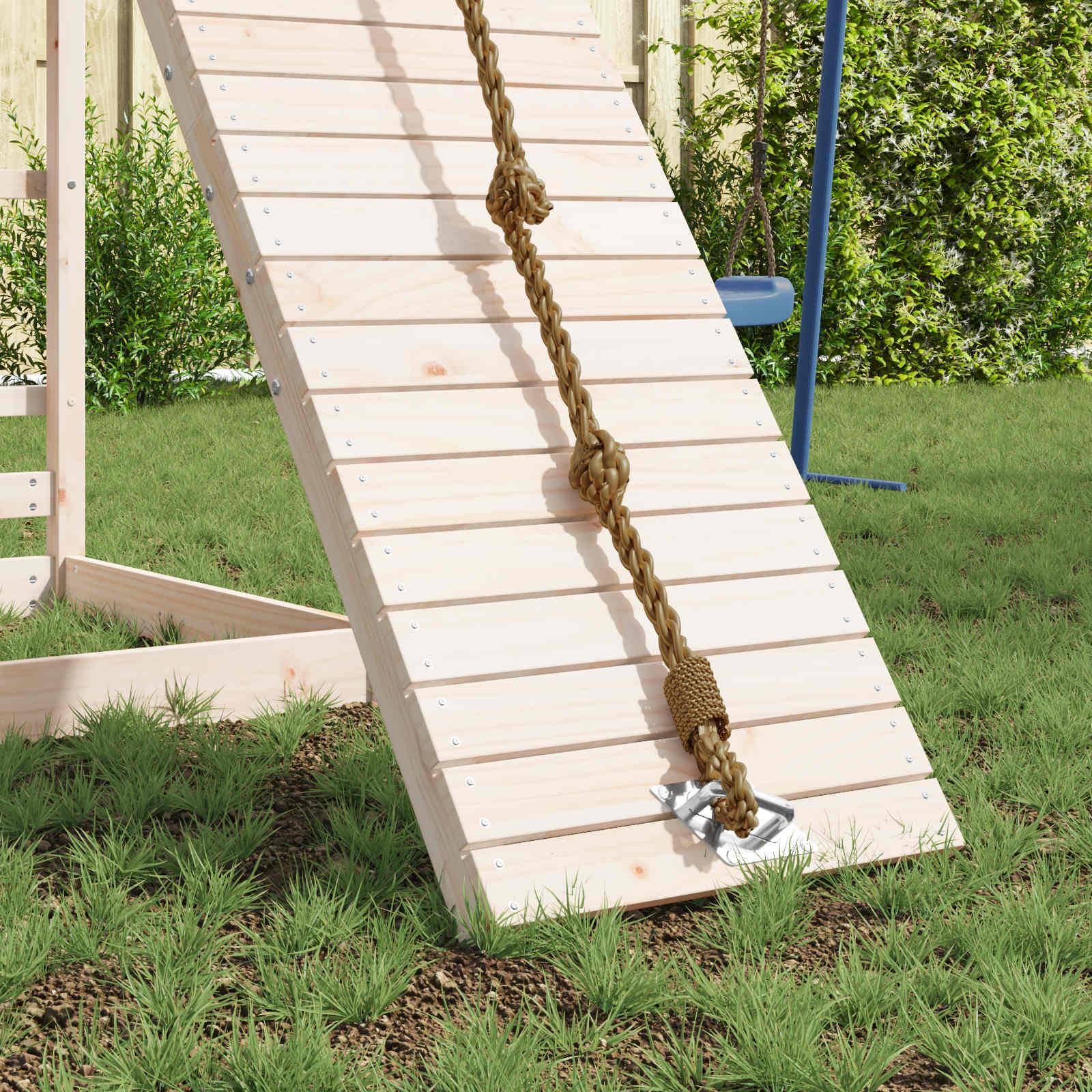 vidaXL Kletterseil Braun Ø25 x 305 mm Nylon